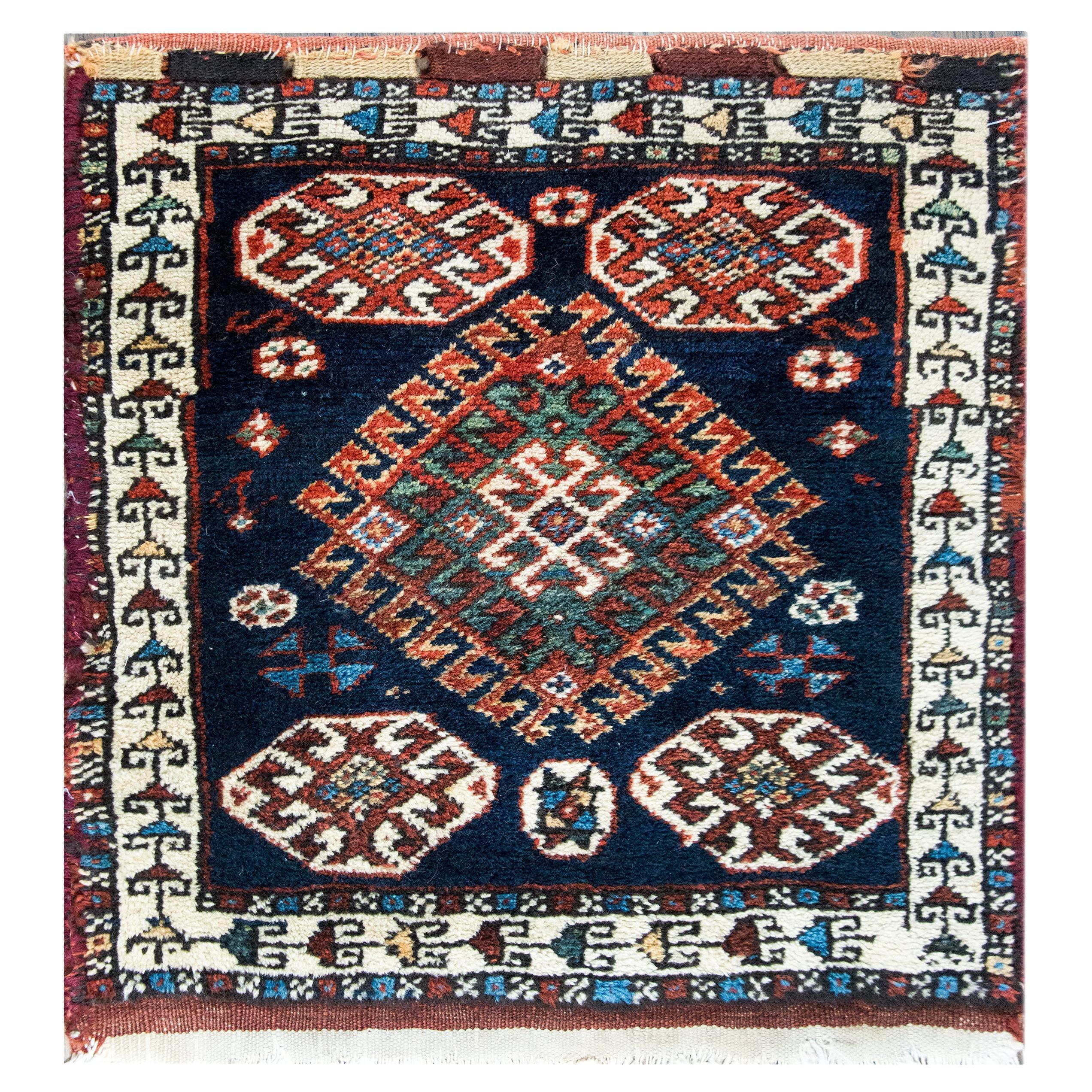 Tapis persan Qashqai du début du 20e siècle