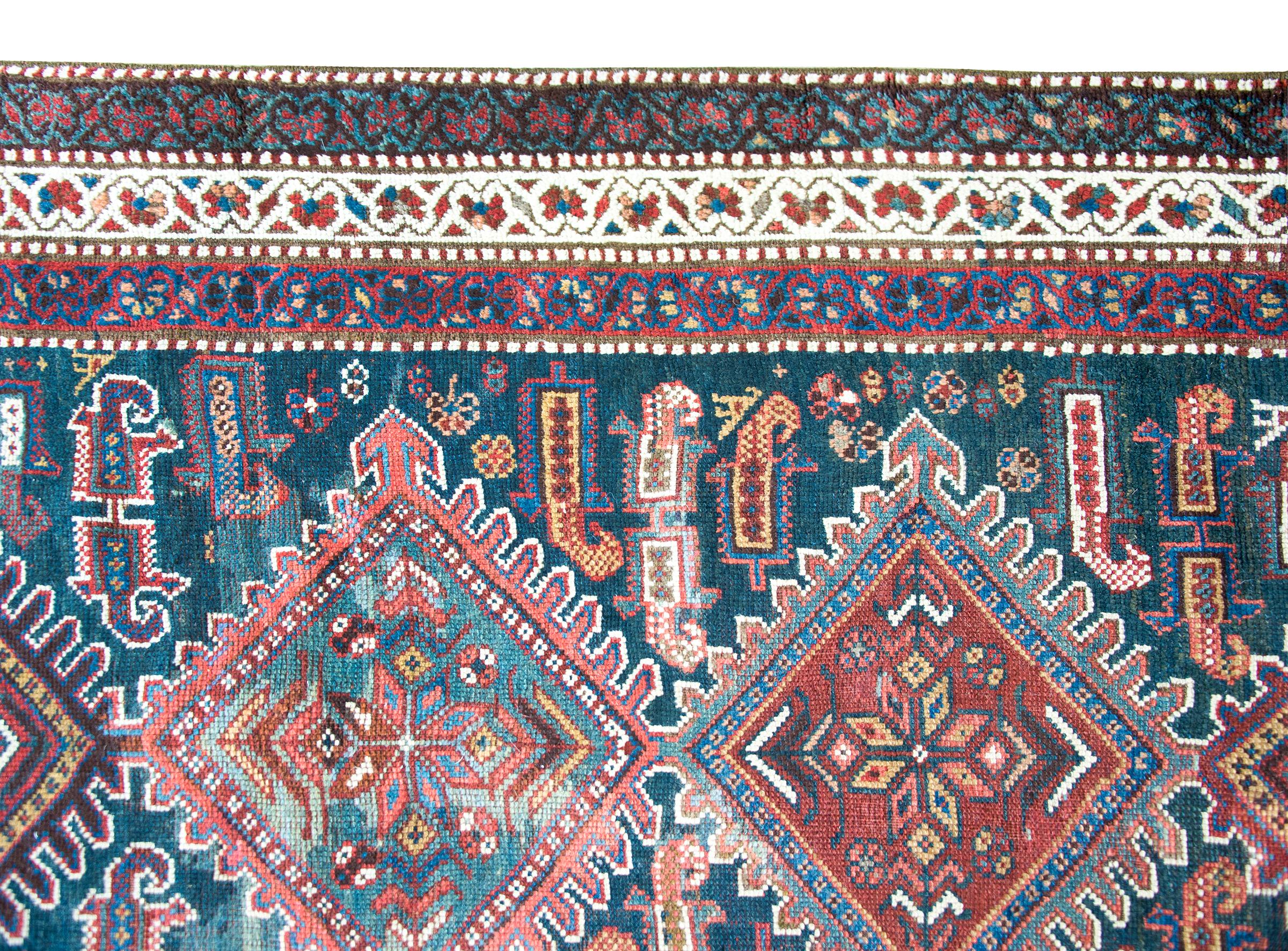 Early 20th Century Persian Qashqai Runner For Sale 4