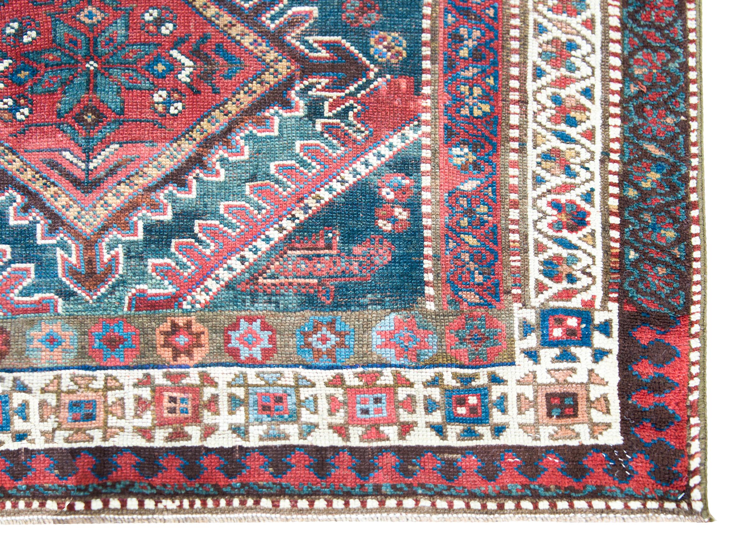 Early 20th Century Persian Qashqai Runner For Sale 5
