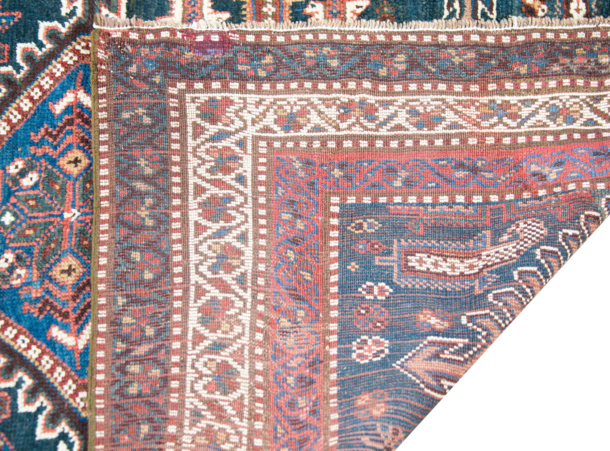 Early 20th Century Persian Qashqai Runner For Sale 6