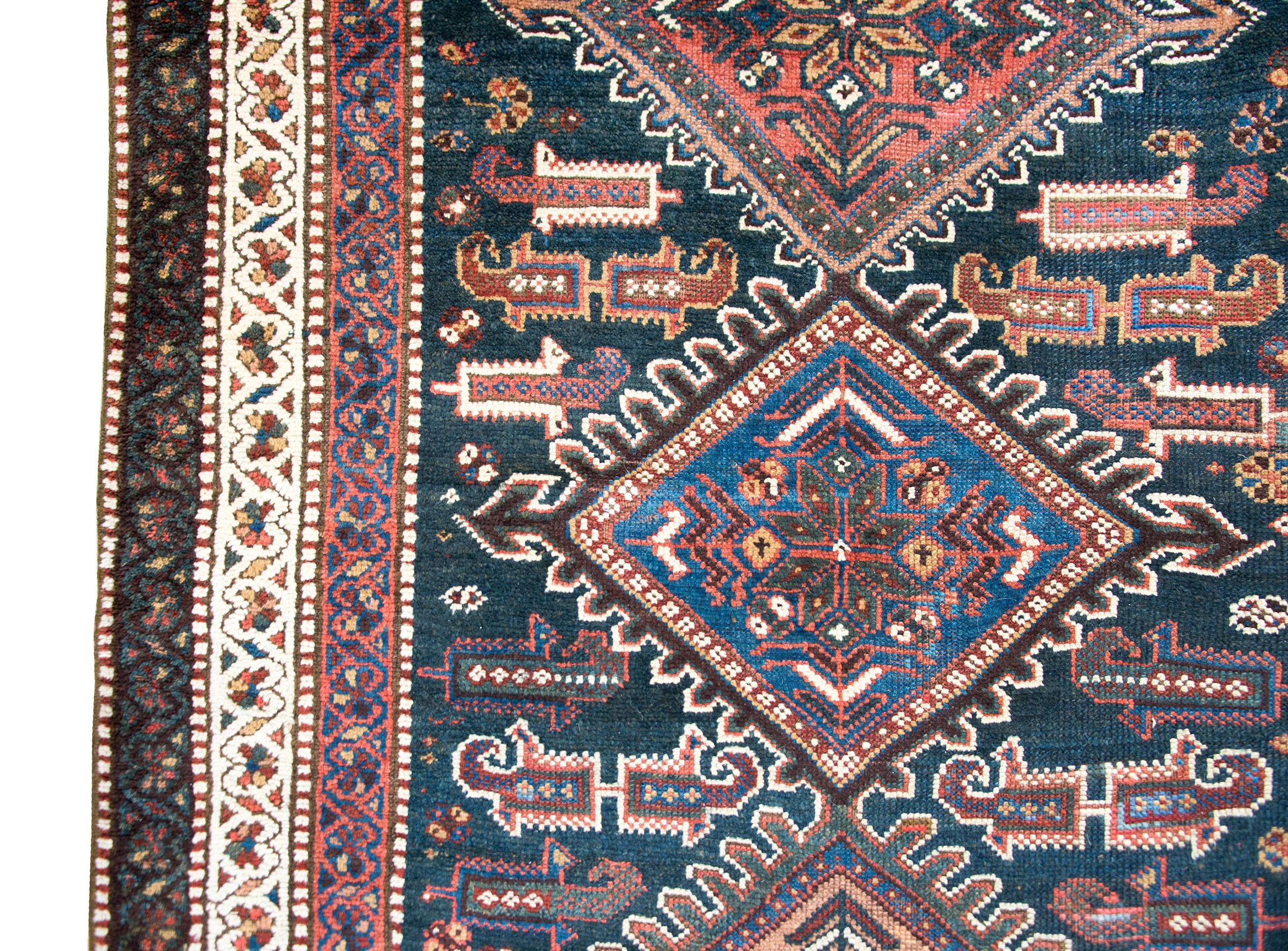 Mid-20th Century Early 20th Century Persian Qashqai Runner For Sale