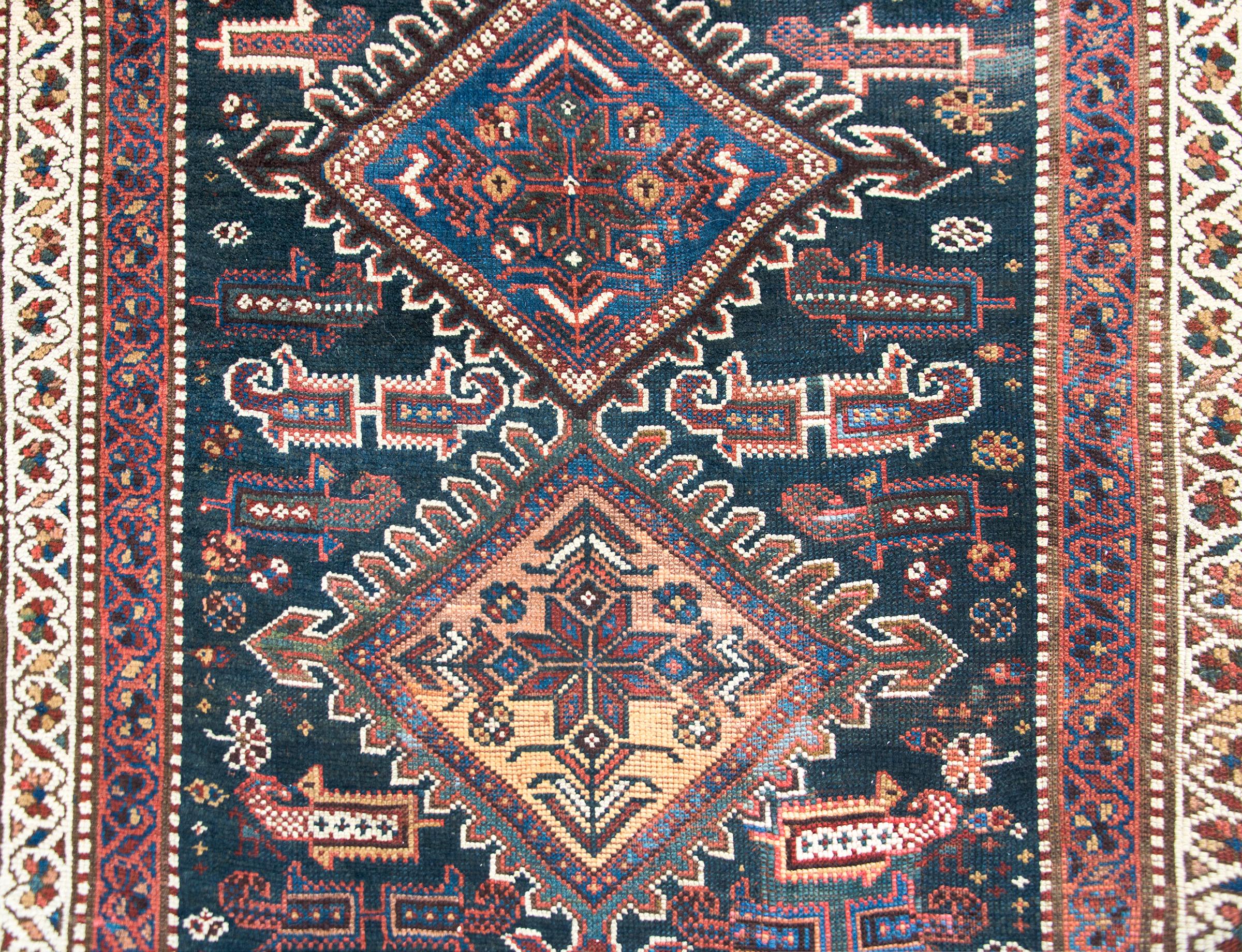 Early 20th Century Persian Qashqai Runner For Sale 1