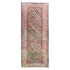 Early 20th Century Persian Qazvin Kilim Rug
