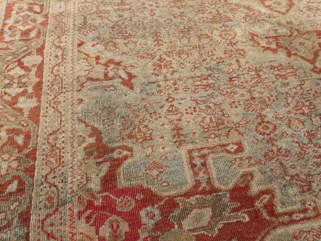 Sarouk Farahan Early 20th Century Persian Sarouk Fereghan Accent Rug en vente
