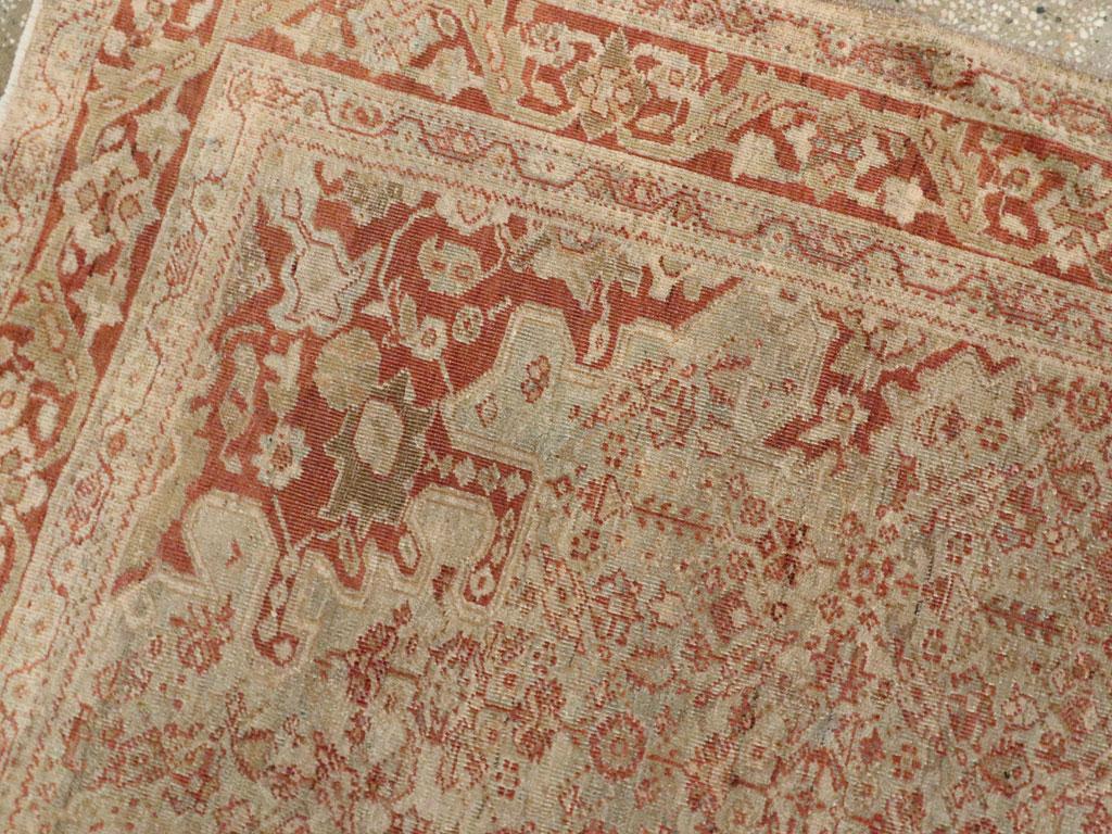 Perse Early 20th Century Persian Sarouk Fereghan Accent Rug en vente