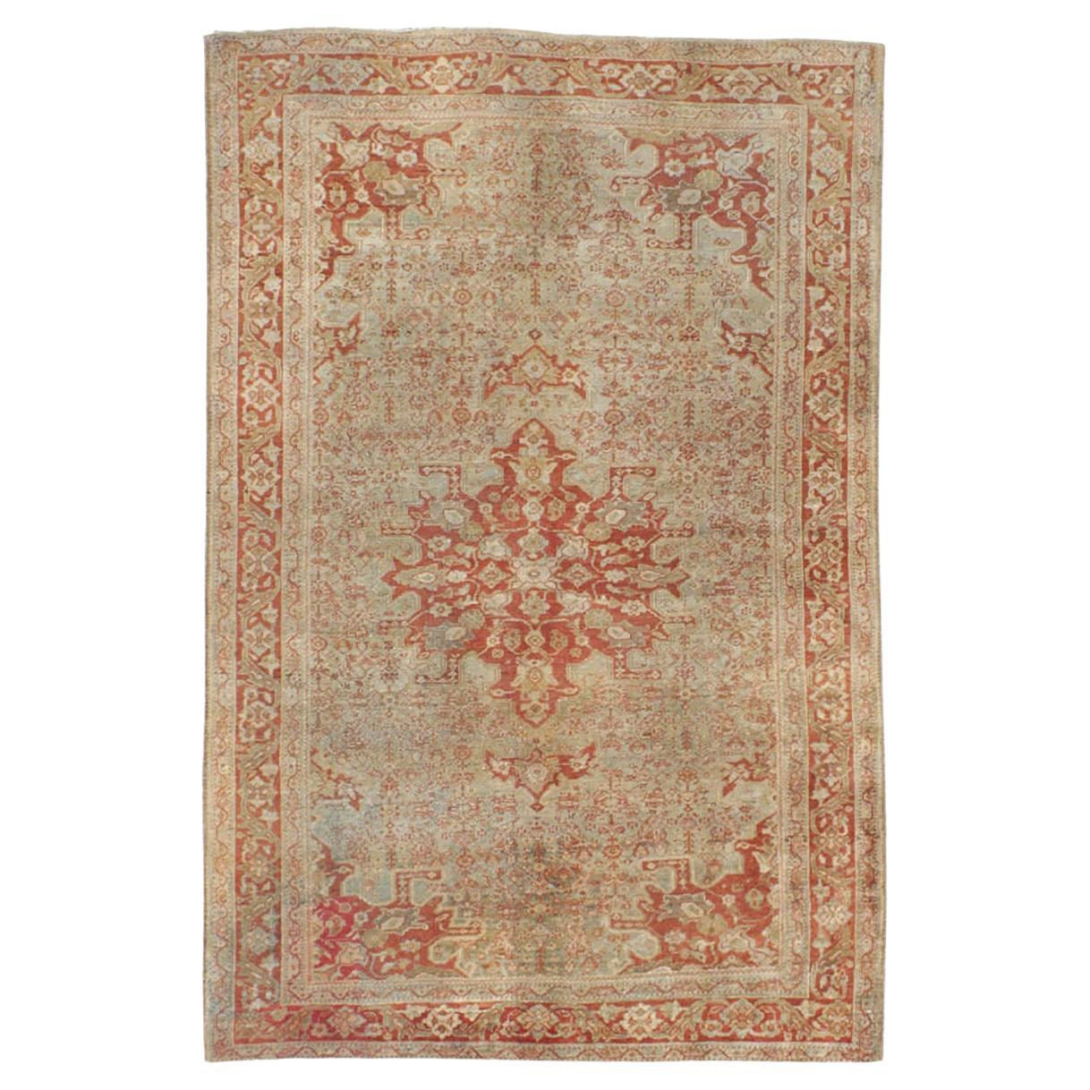 Early 20th Century Persian Sarouk Fereghan Accent Rug