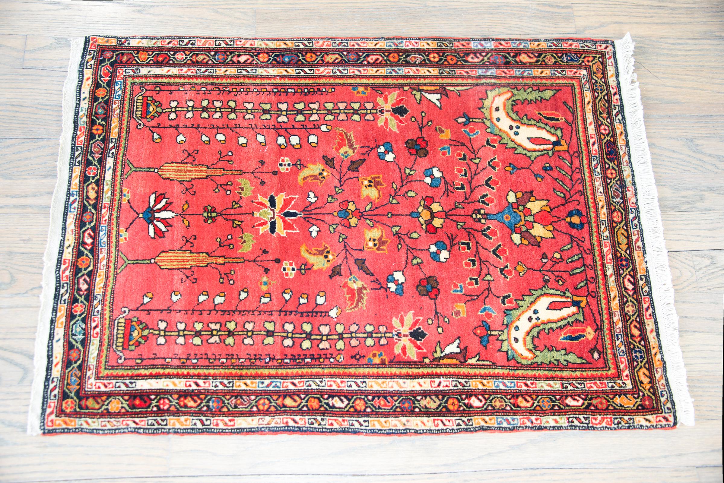 Persischer Sarouk Farahan-Teppich des frühen 20. Jahrhunderts im Angebot 8