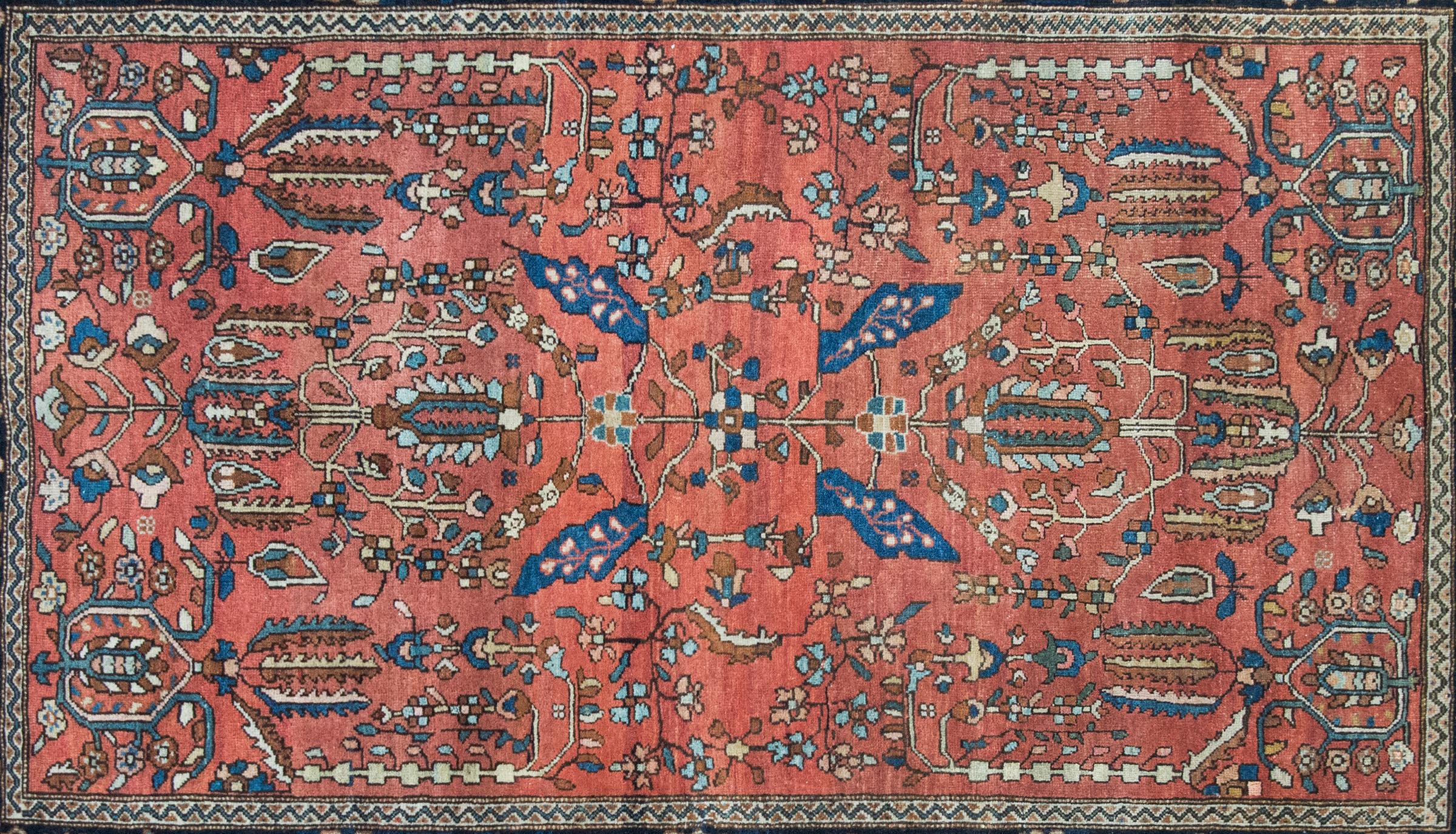 Persiano Tappeto persiano Sarouk Farahan dei primi del Novecento in vendita
