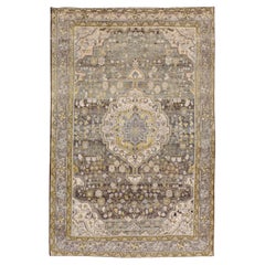 Early 20th Century Persian Sarouk Fereghan Accent Rug