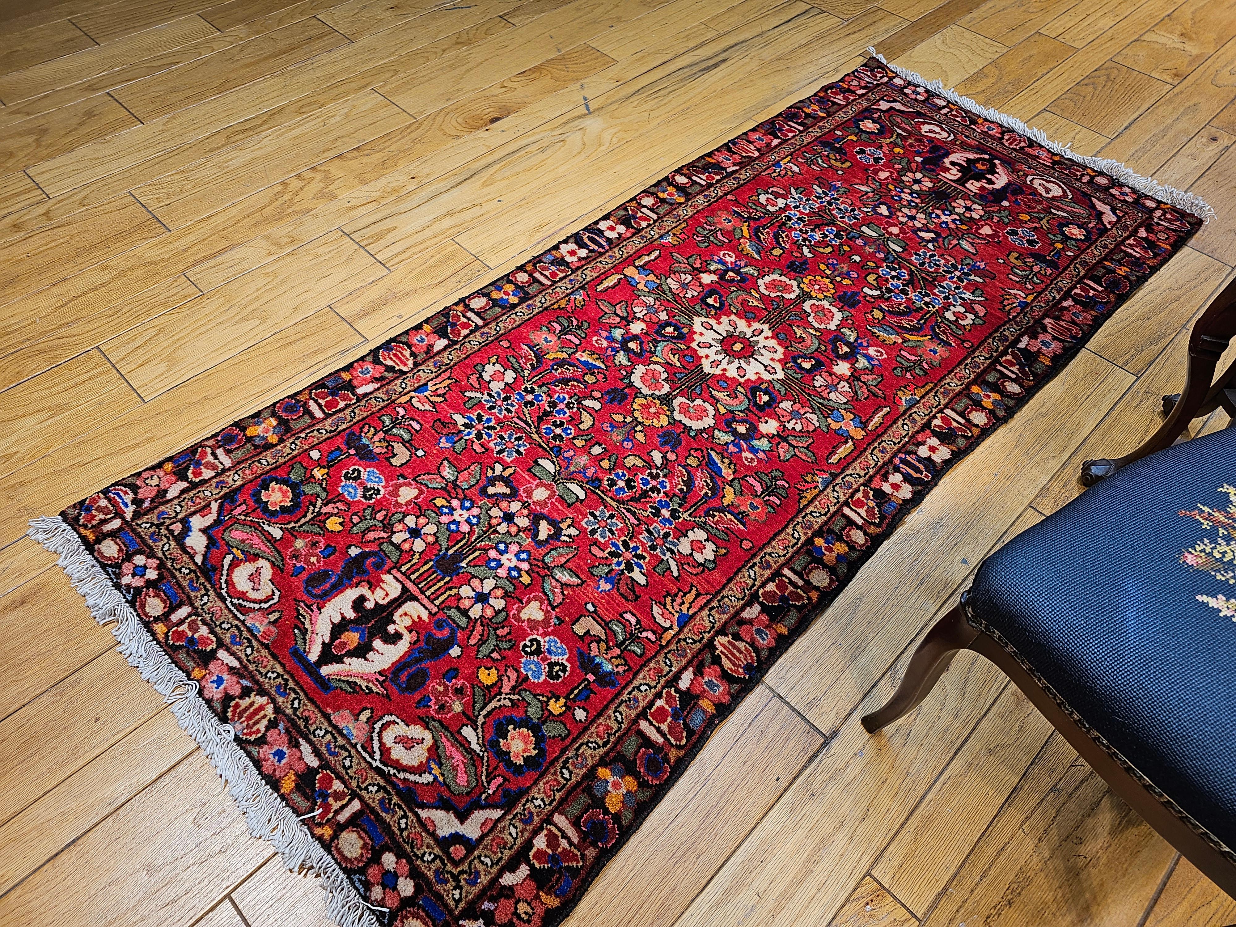 Persischer Sarouk- Lilien-Teppich aus dem frühen 20. Jahrhundert im Angebot 10