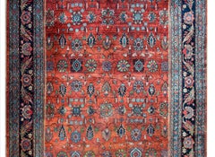 Early 20th Century Persian Sarouk Mahal Rug