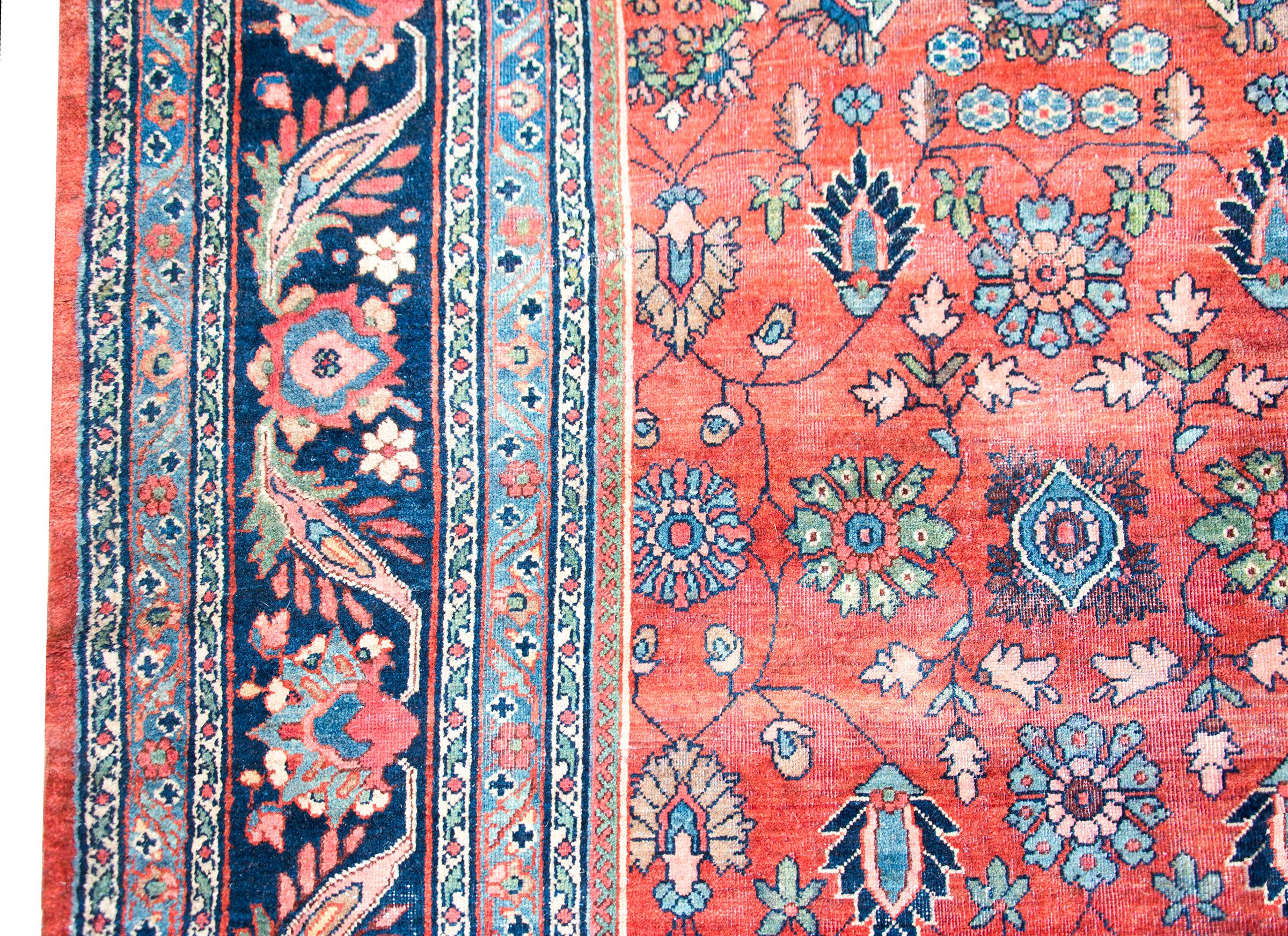 Early 20th Century Persian Sarouk Mahal Rug For Sale 1