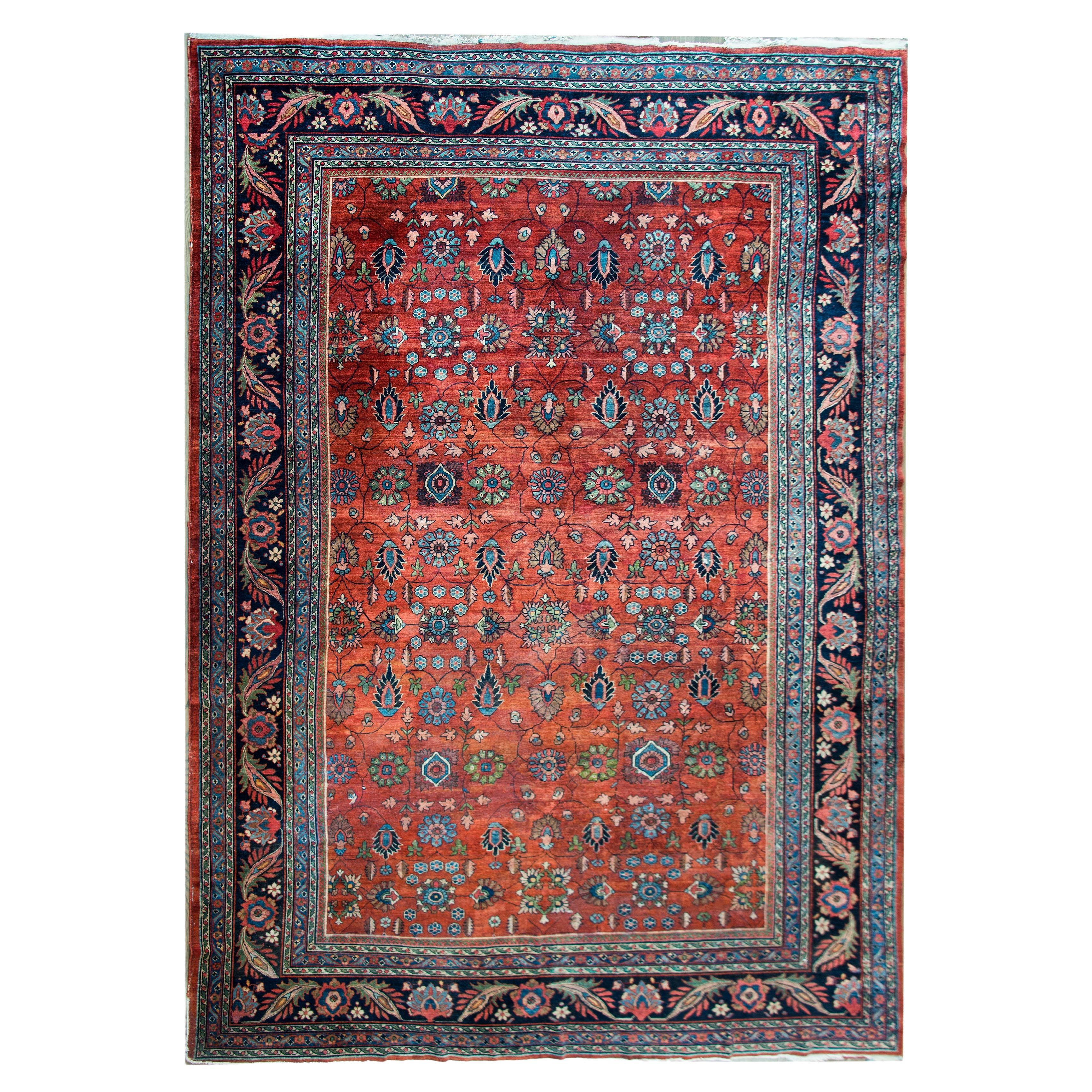 Early 20th Century Persian Sarouk Mahal Rug