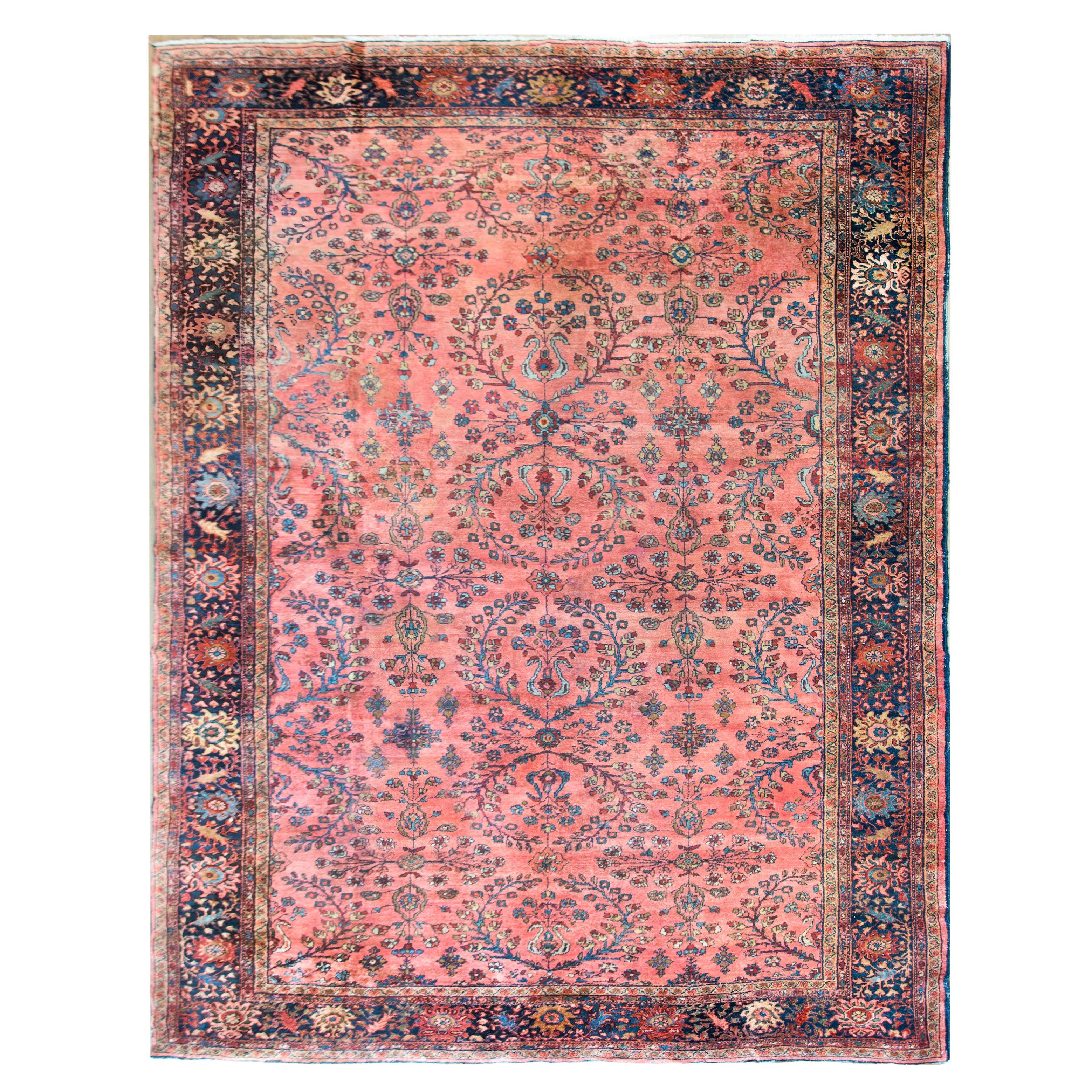 Early 20th Century Persian Sarouk Mahal Rug