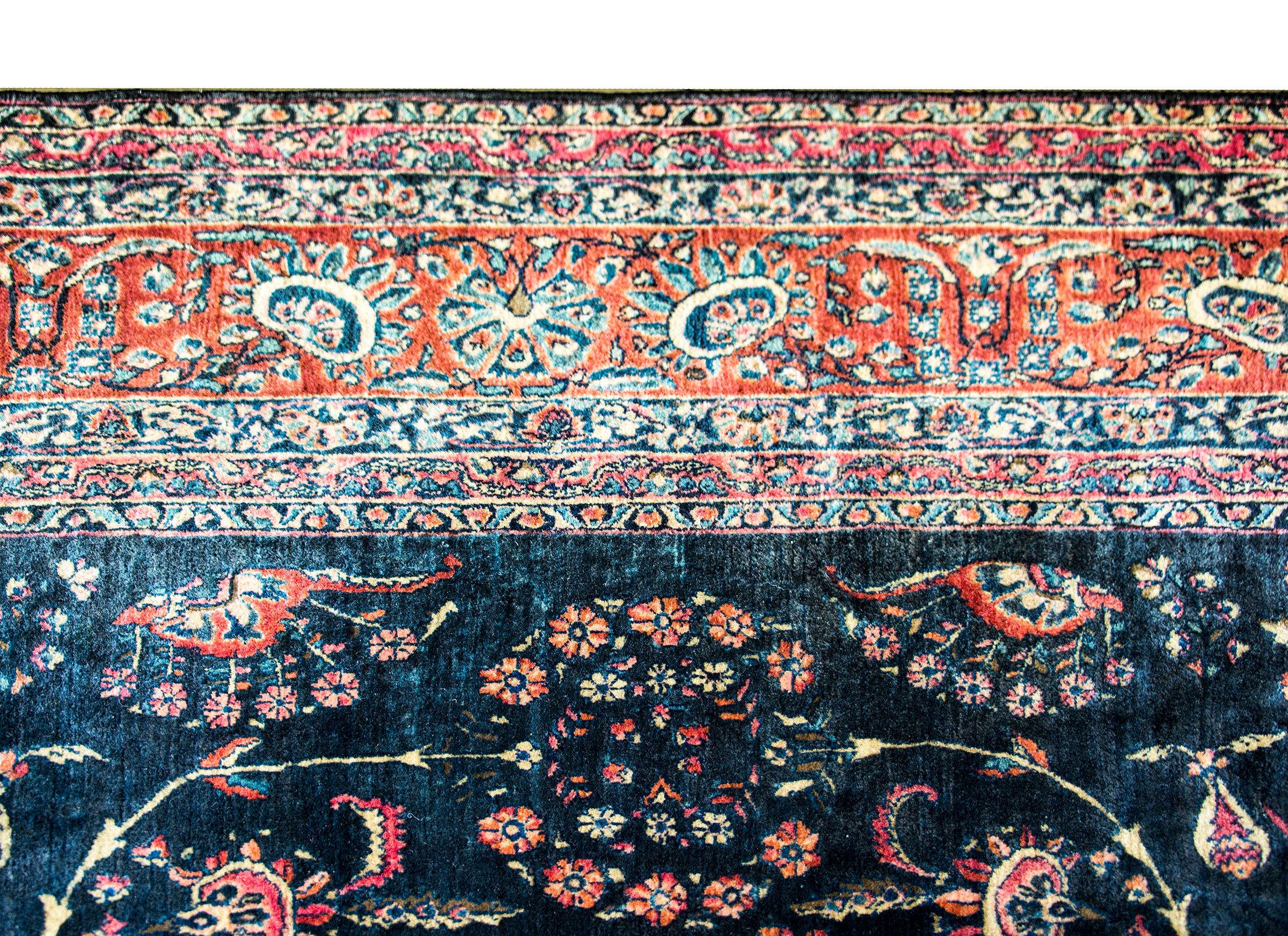 Early 20th Century Persian Sarouk Mohajeran Rug For Sale 5
