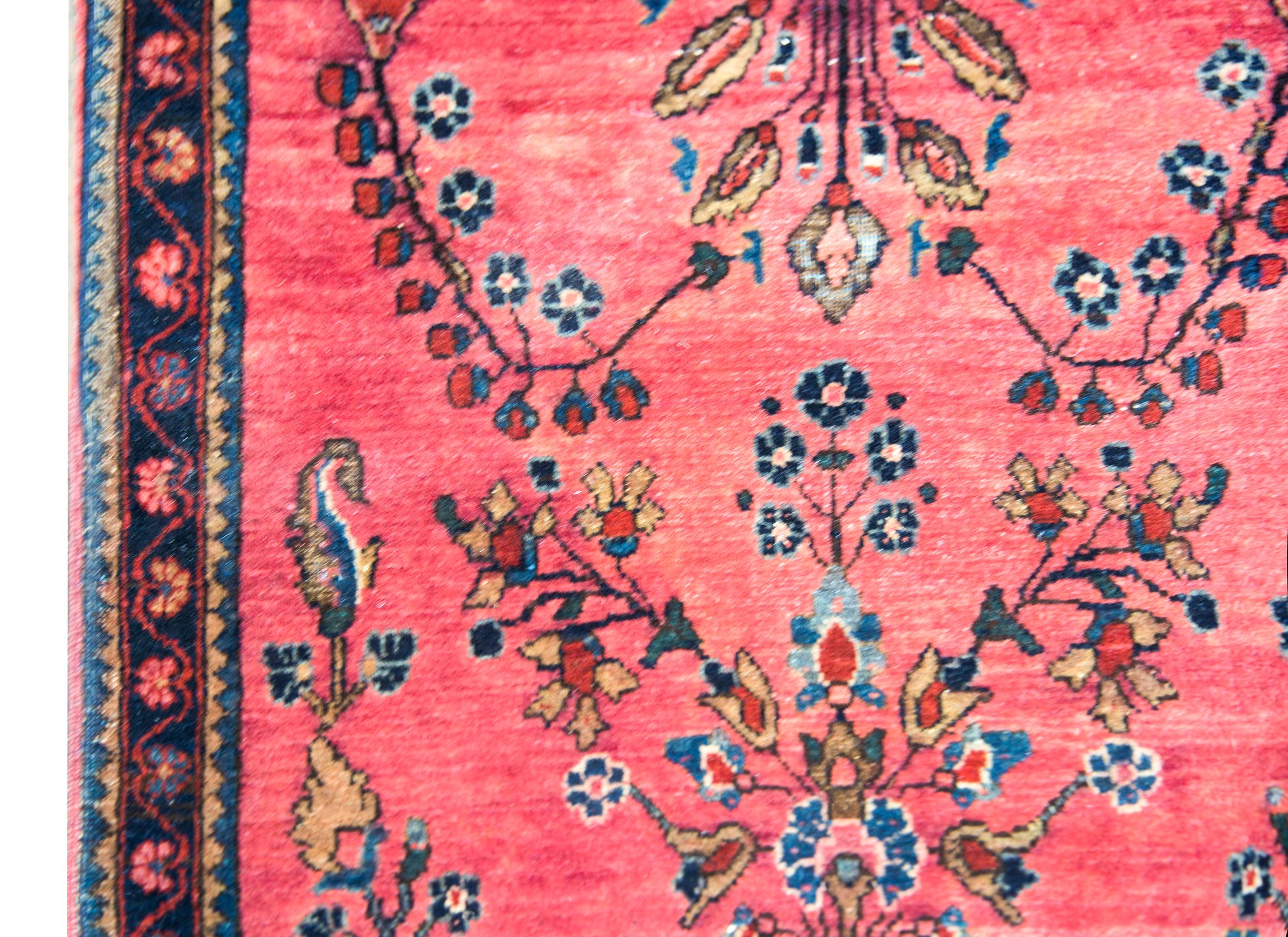 Persischer Sarouk- Mohajeran-Teppich aus dem frühen 20. Jahrhundert im Zustand „Gut“ im Angebot in Chicago, IL