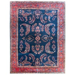 Early 20th Century Persian Sarouk Mohajeran Rug