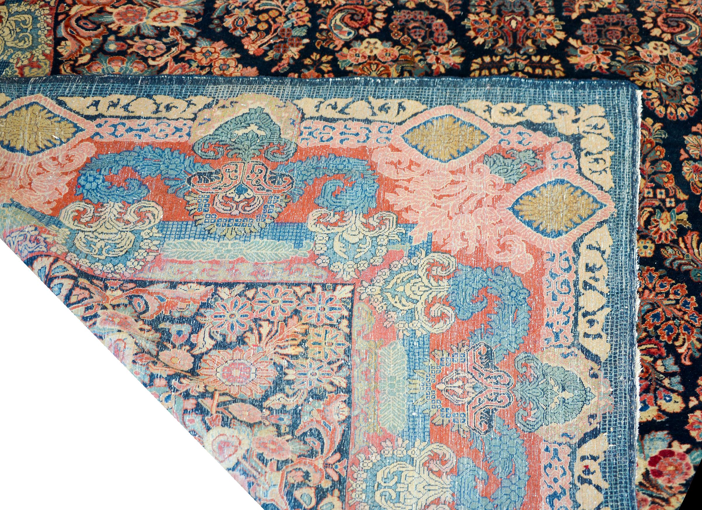 Alfombra persa sarouk de principios del siglo XX en venta 2