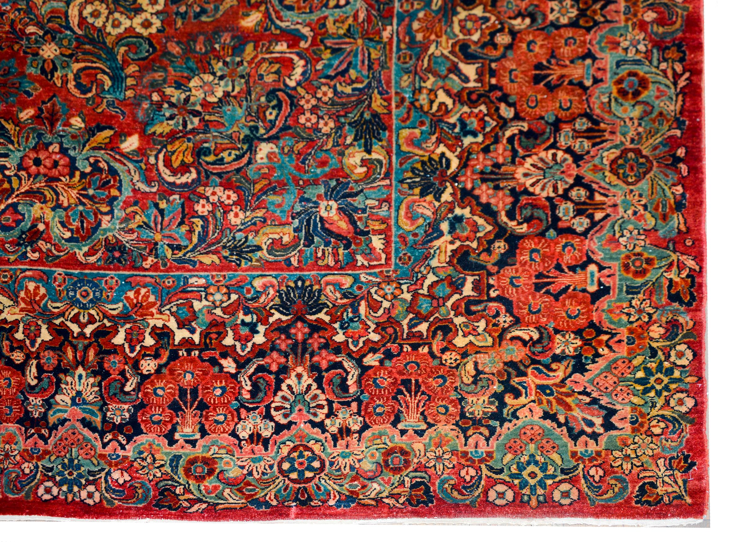 Persischer Sarouk-Teppich des frühen 20. Jahrhunderts im Angebot 3