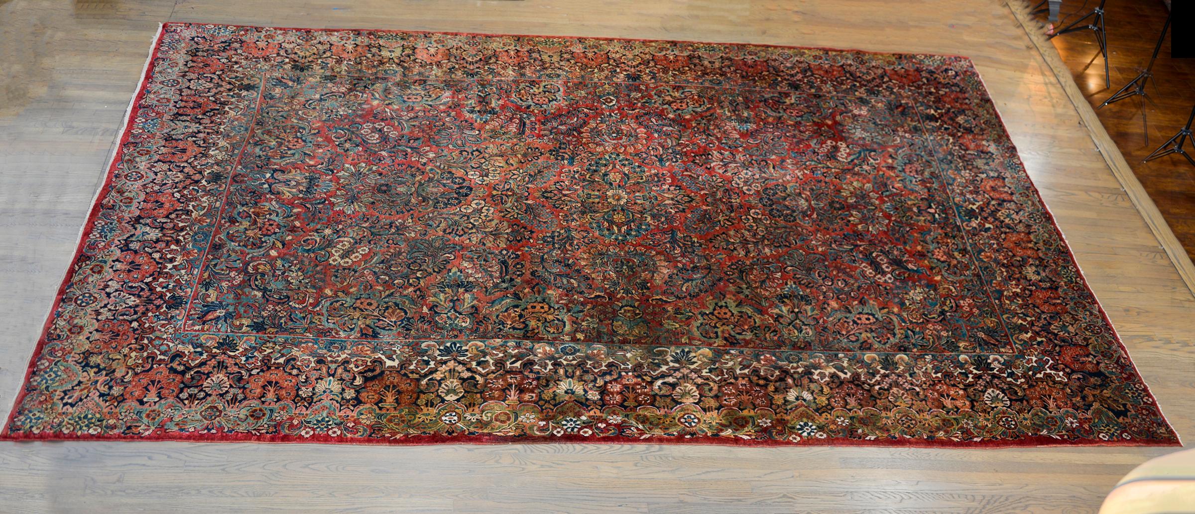 Persischer Sarouk-Teppich des frühen 20. Jahrhunderts im Angebot 5