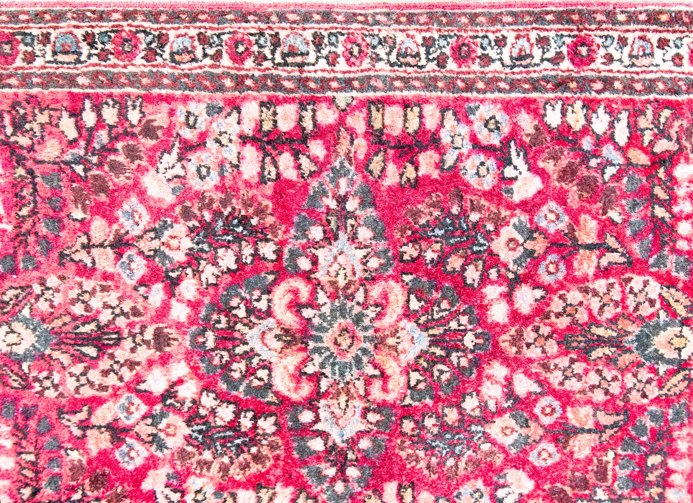 Alfombra persa sarouk de principios del siglo XX en venta 5