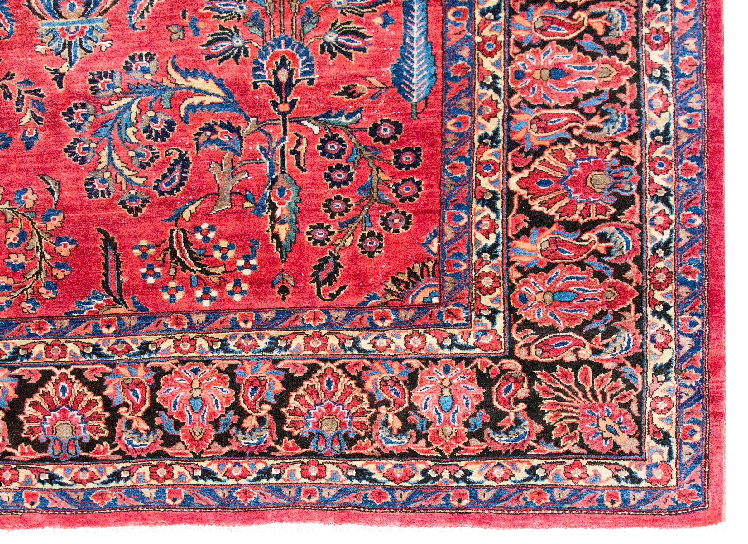 Tappeto Sarouk persiano dei primi del Novecento in vendita 6