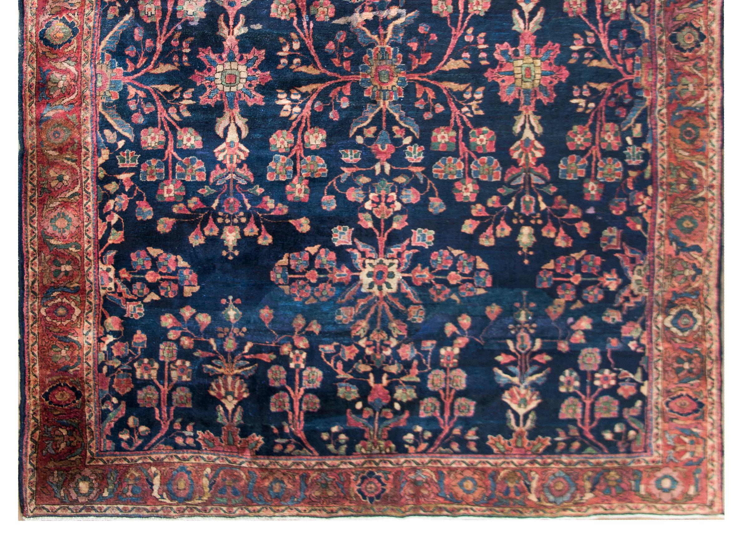 Persiano Tappeto Sarouk persiano dei primi del Novecento in vendita