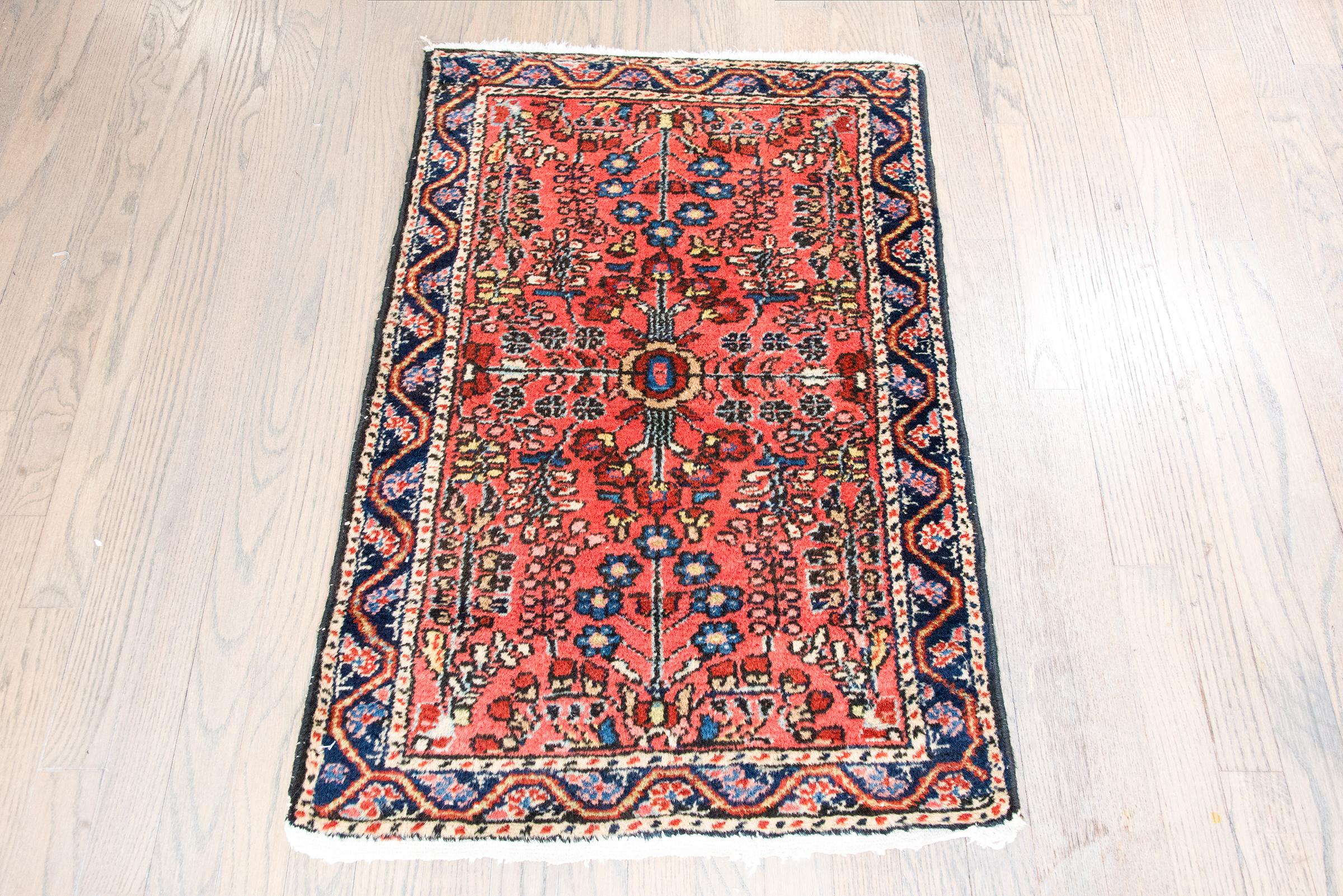 Persischer Sarouk-Teppich des frühen 20. Jahrhunderts (Handgeknüpft) im Angebot