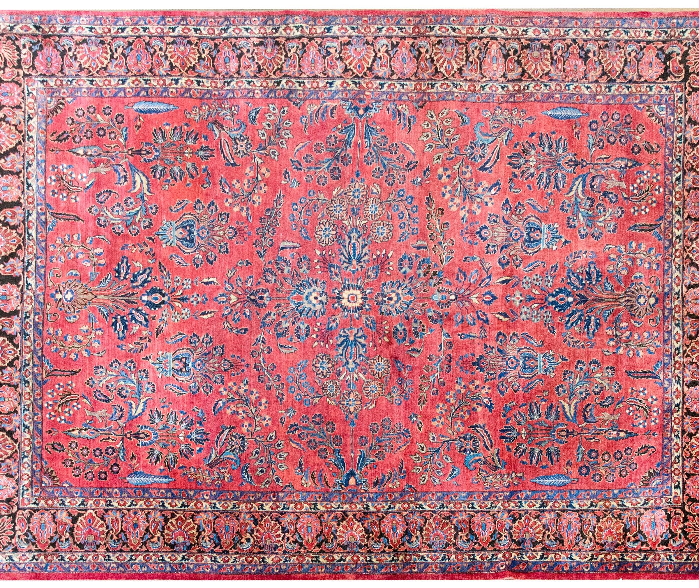 Persiano Tappeto Sarouk persiano dei primi del Novecento in vendita