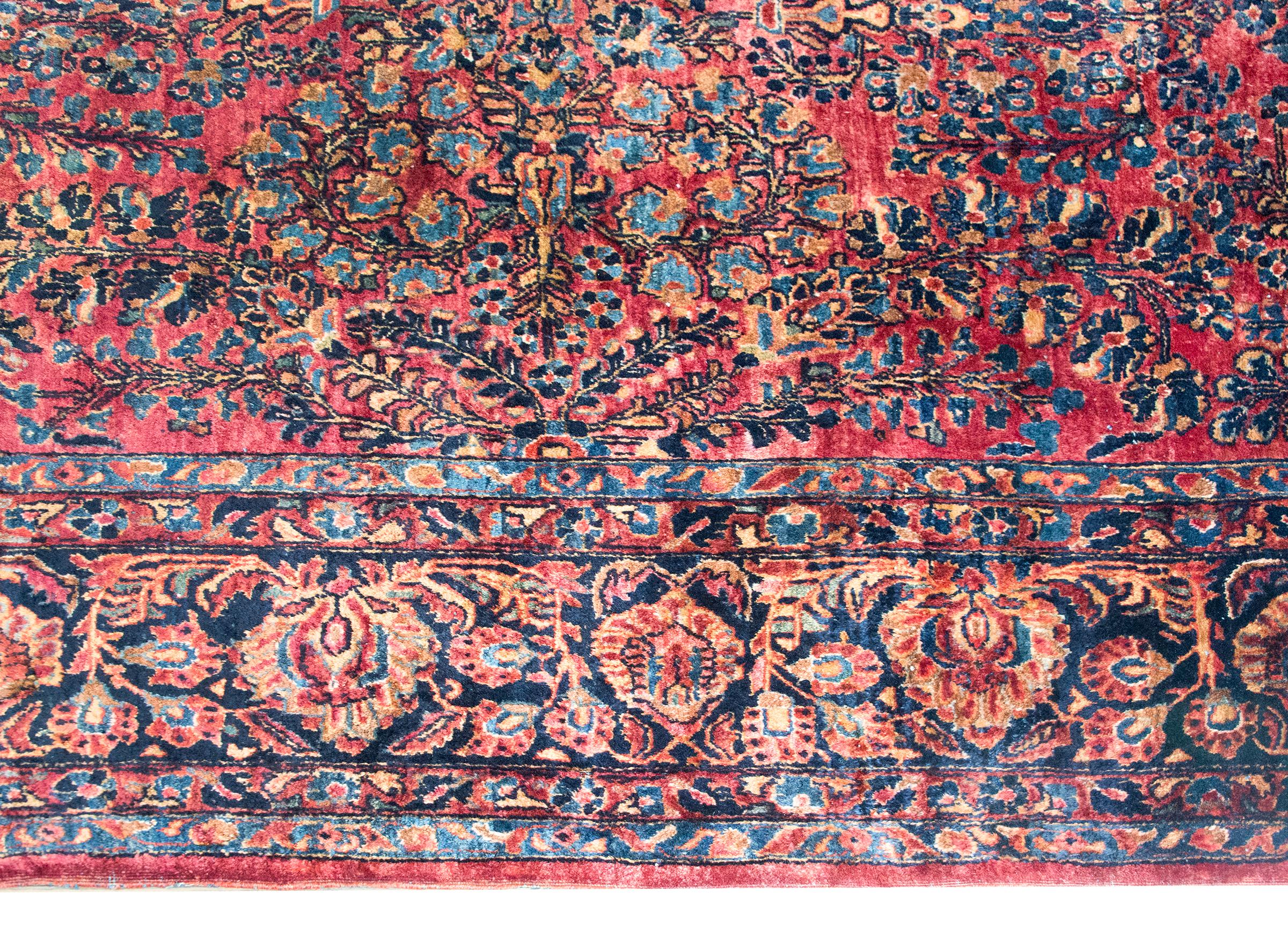 Persiano Tappeto Sarouk persiano dei primi del Novecento in vendita