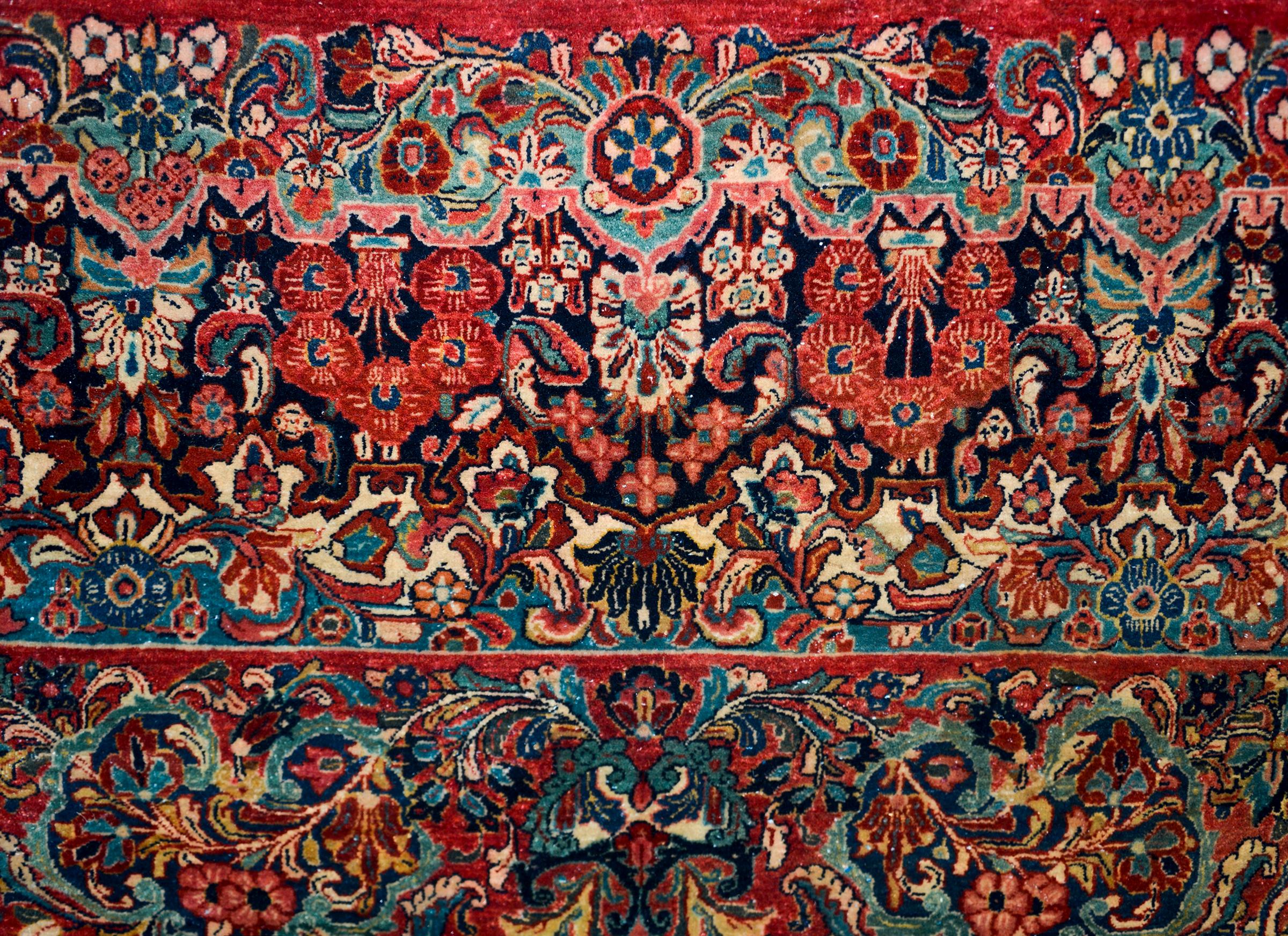 Milieu du XXe siècle Tapis de Sarouk persan du début du XXe siècle en vente