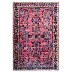 Antique Early 20th Century Persian Sarouk Rug