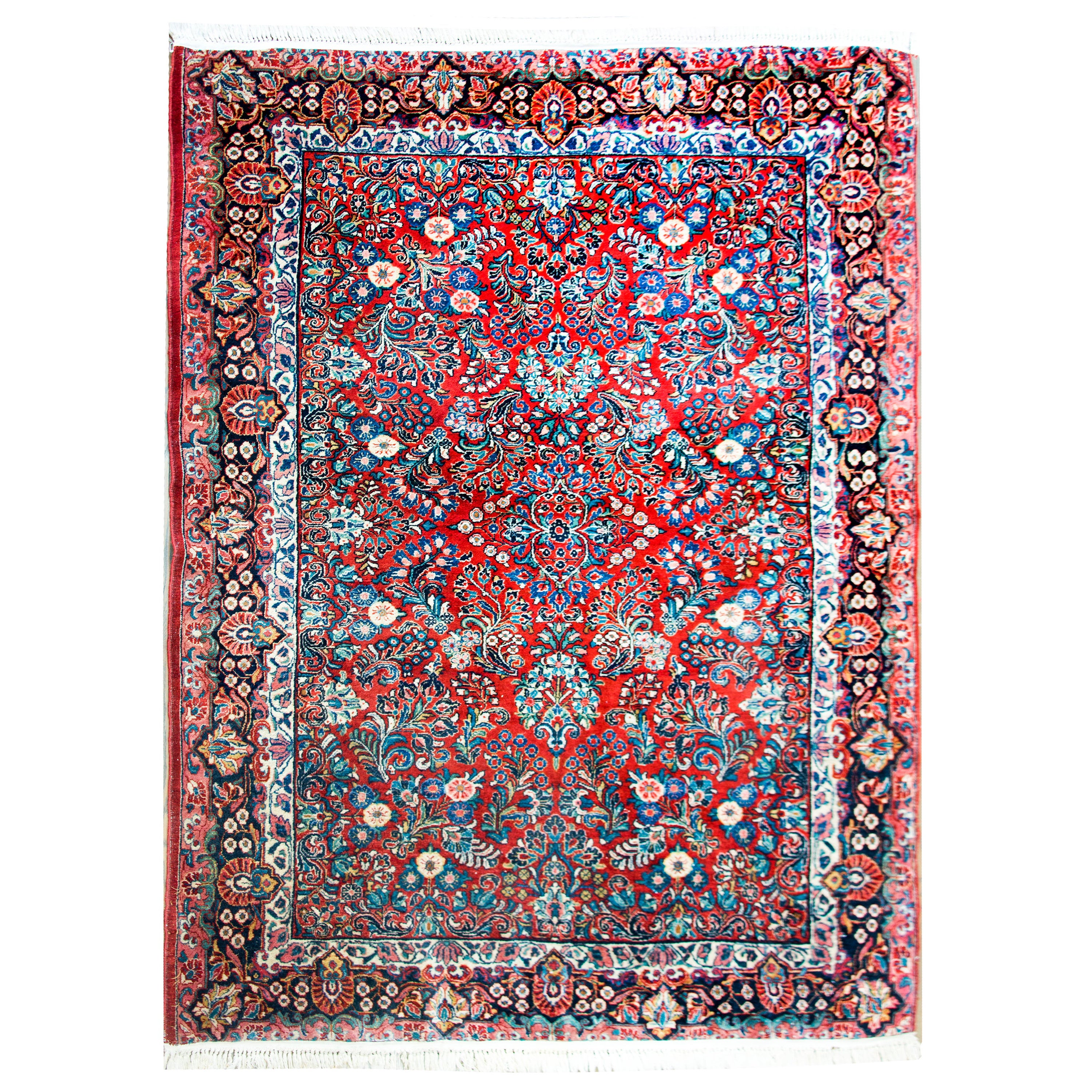 Alfombra persa sarouk de principios del siglo XX en venta