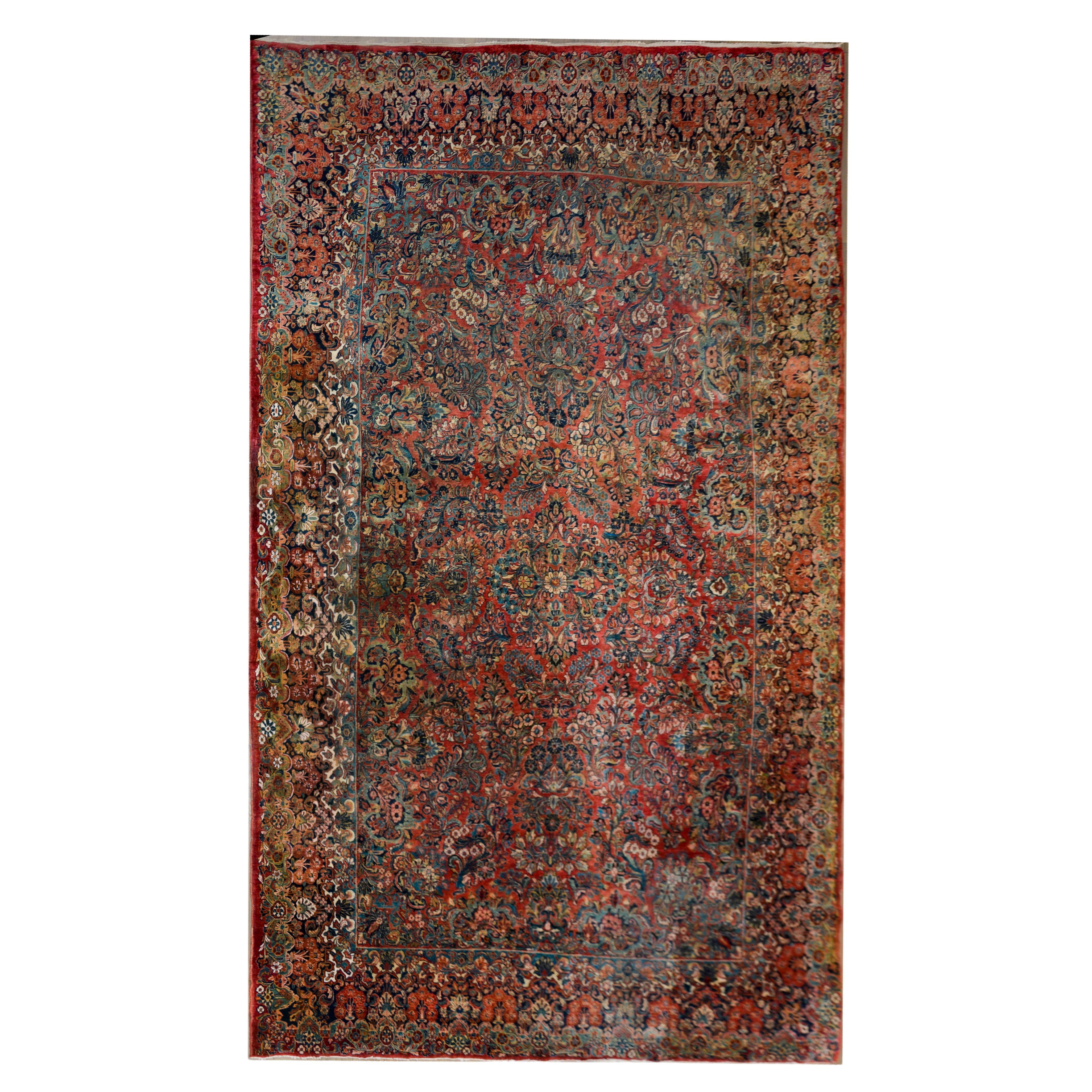 Tapis de Sarouk persan du début du XXe siècle