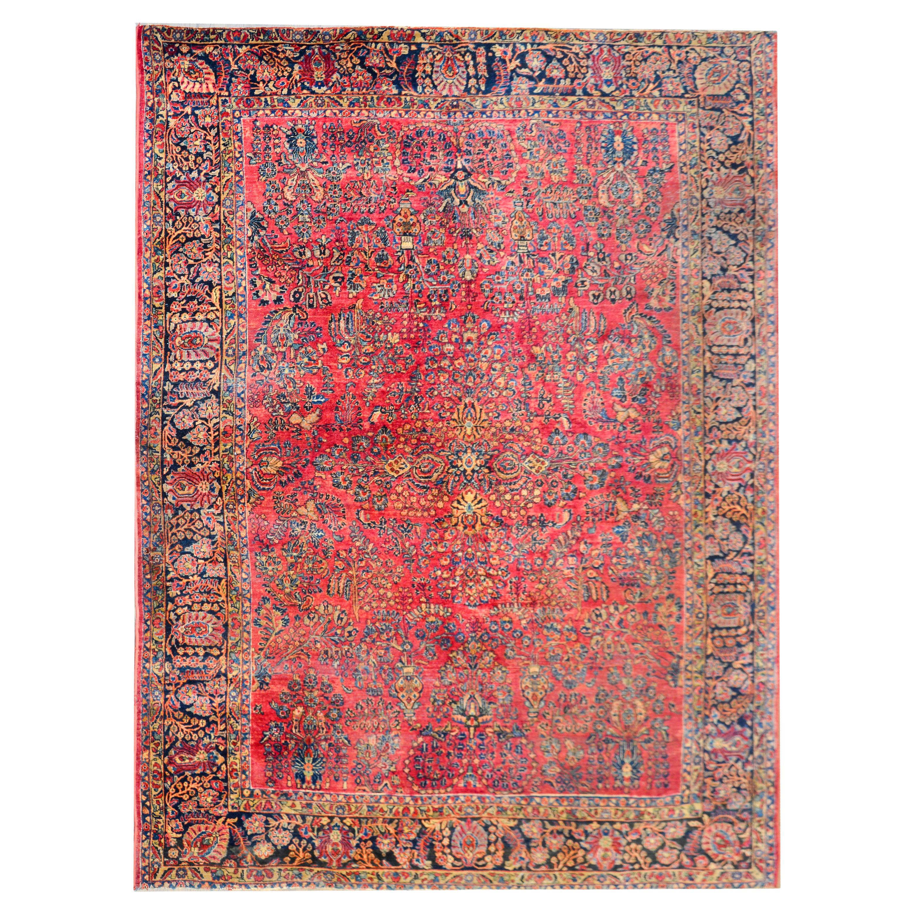 Early 20th Century Persian Sarouk Rug For Sale