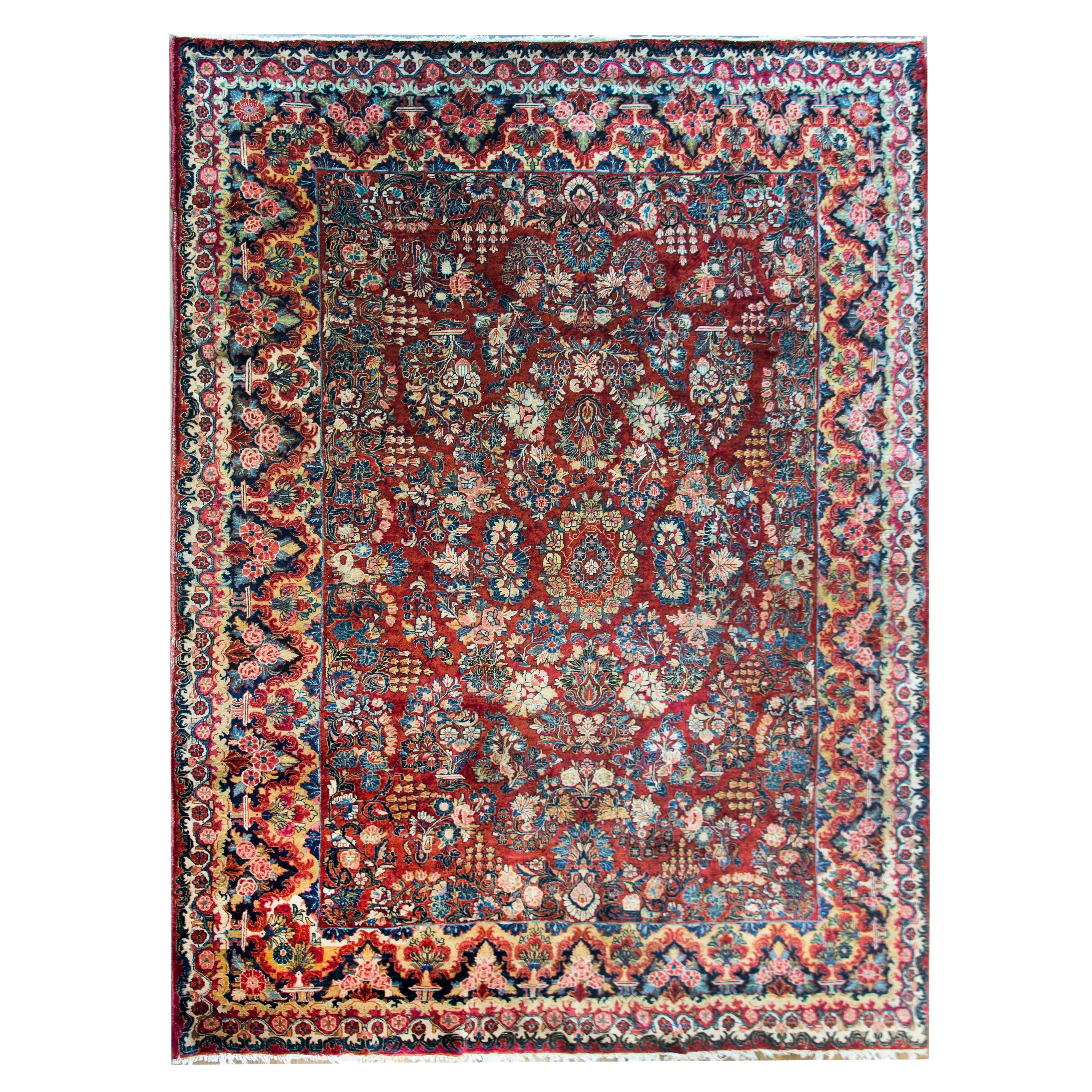 Tapis de Sarouk persan du début du XXe siècle