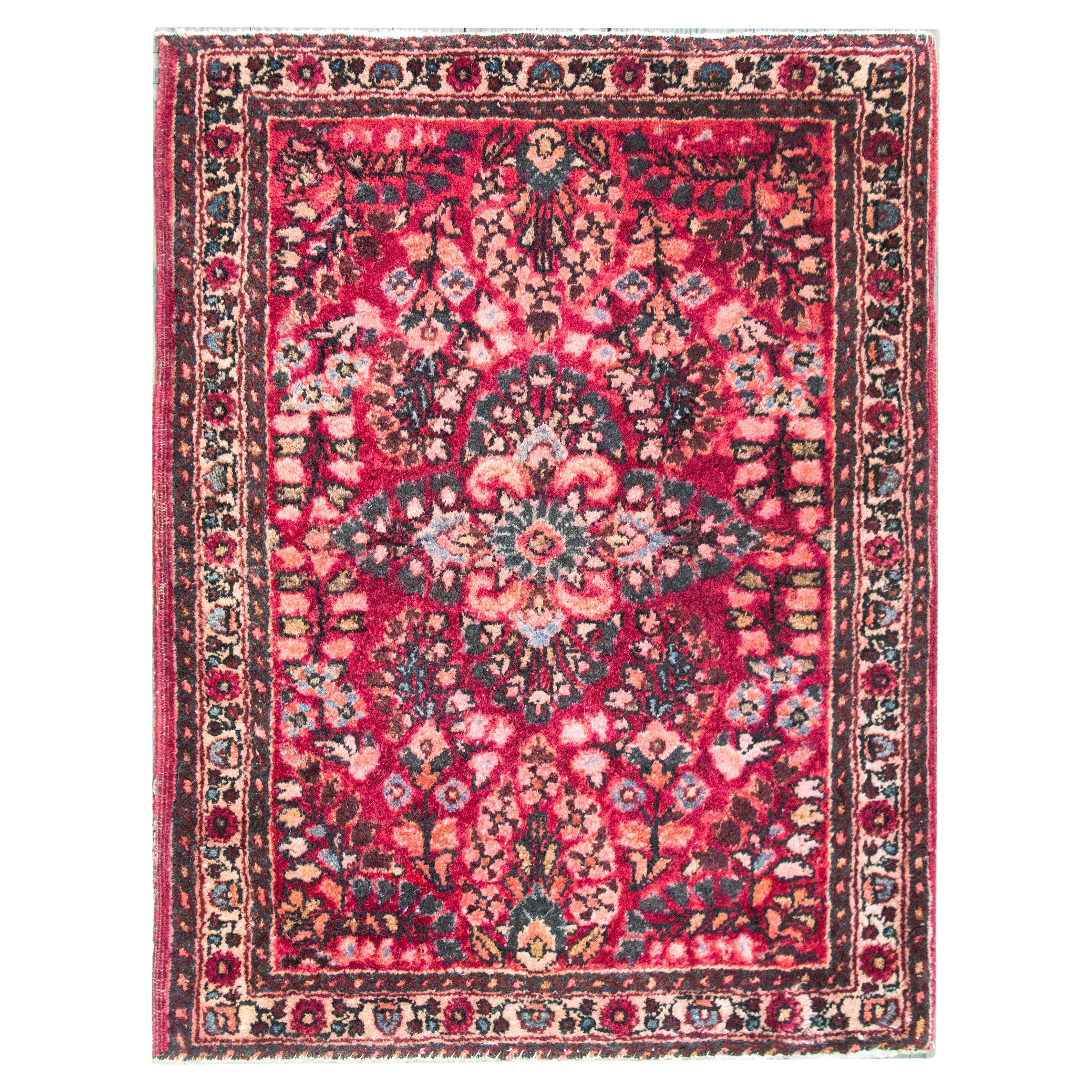 Alfombra persa sarouk de principios del siglo XX en venta