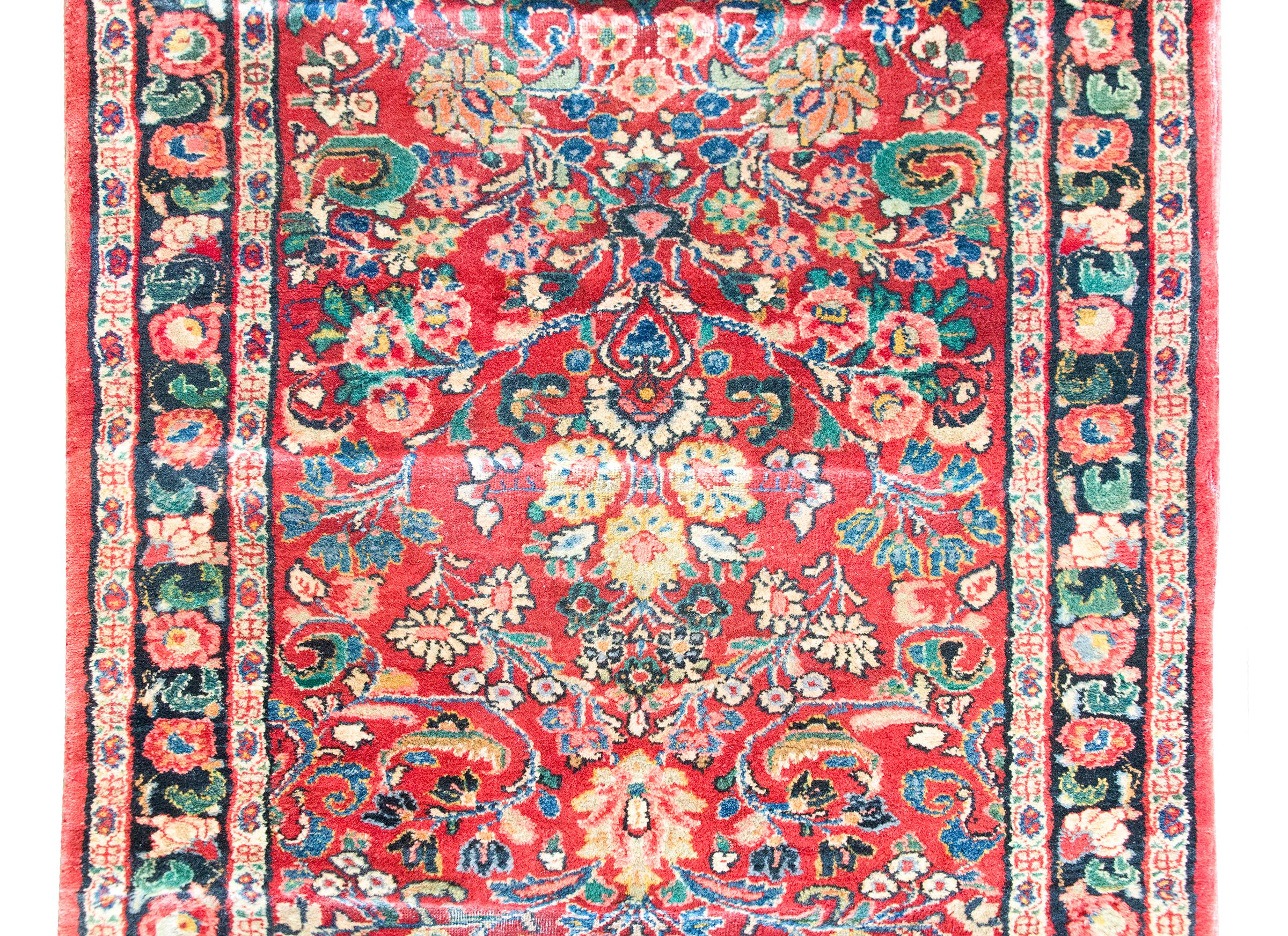 Early 20th Century Persian Sarouk Runner For Sale 3