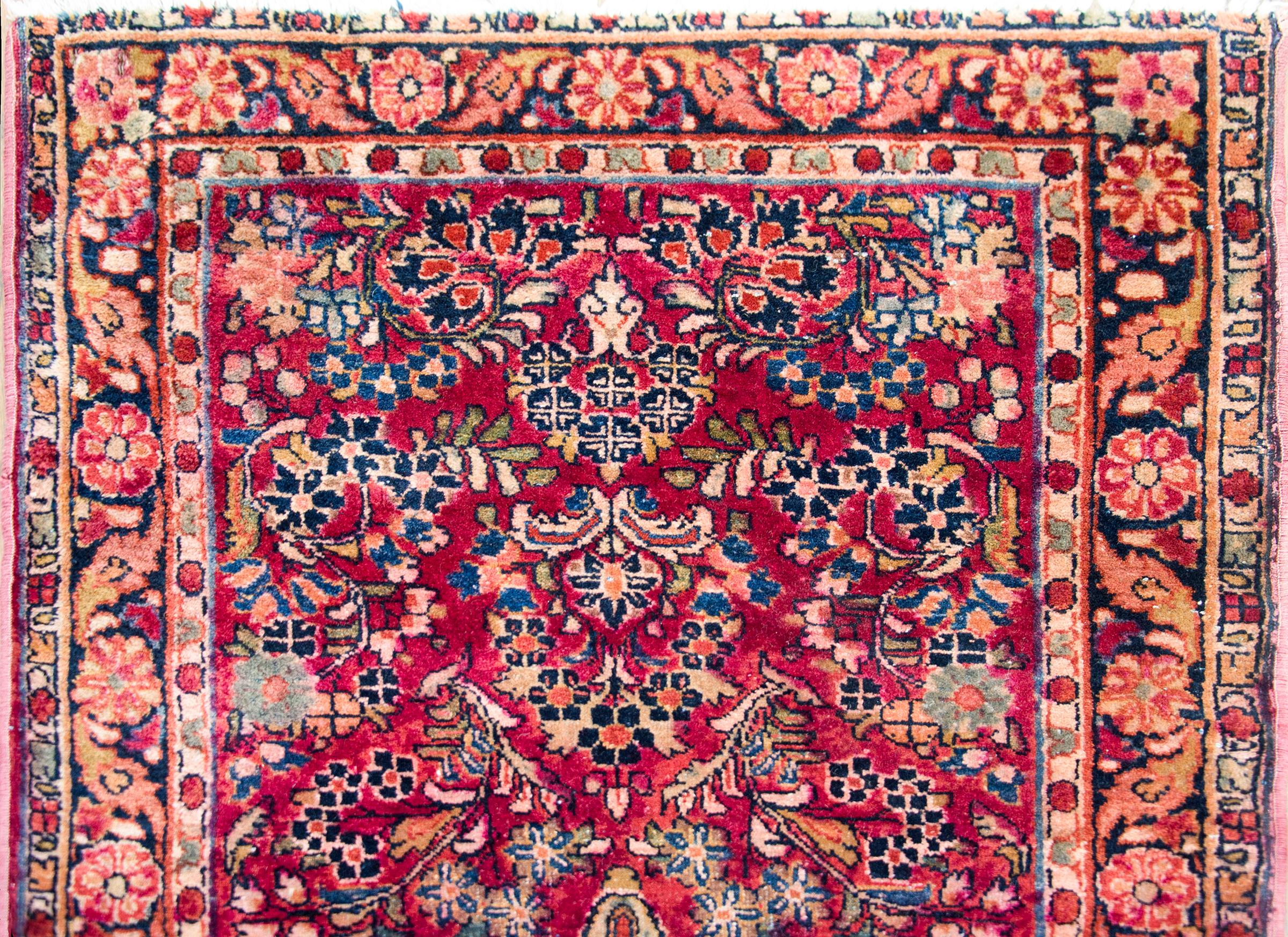 Early 20th Century Persian Sarouk Runner For Sale 5