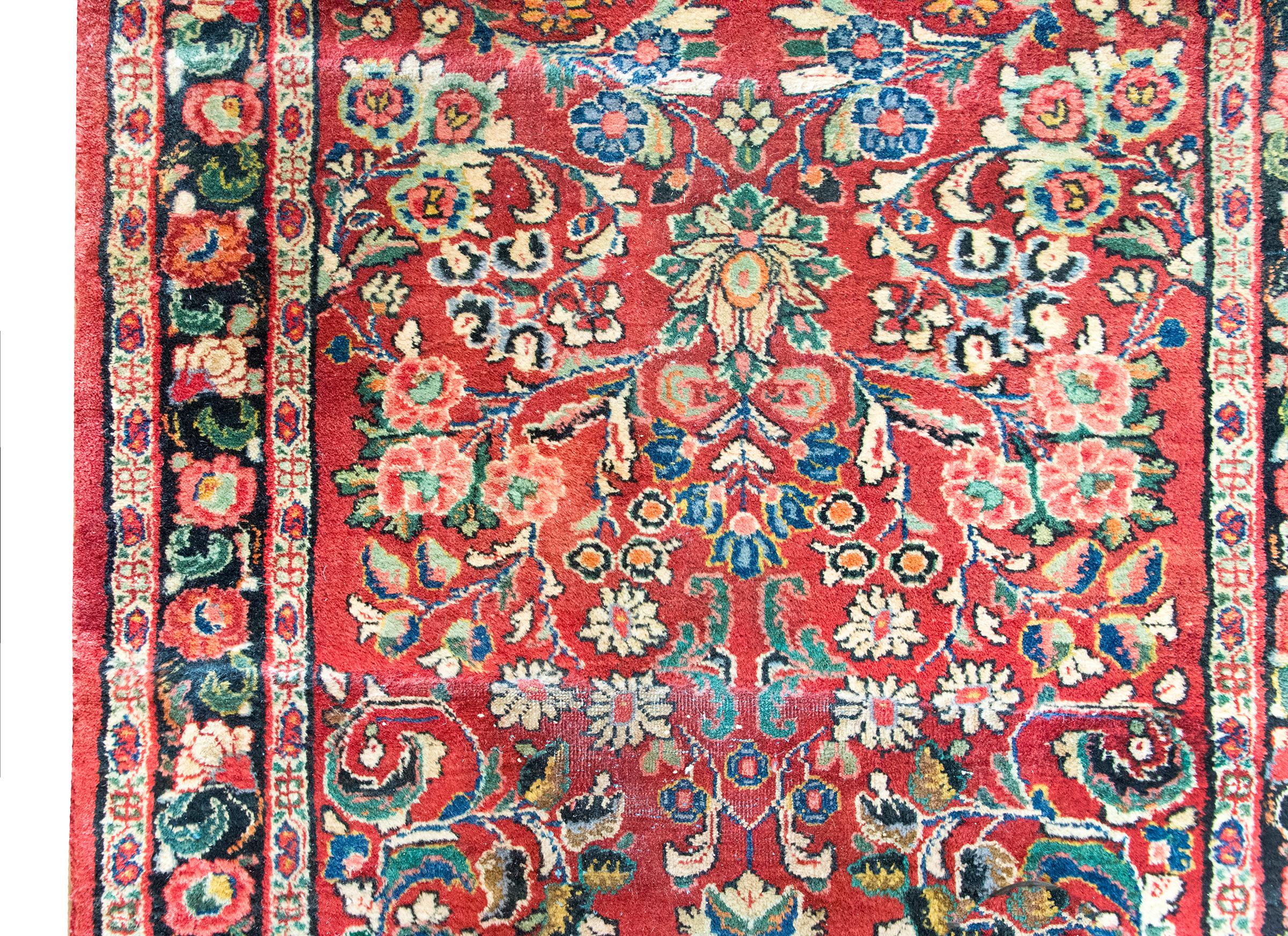 Early 20th Century Persian Sarouk Runner For Sale 5