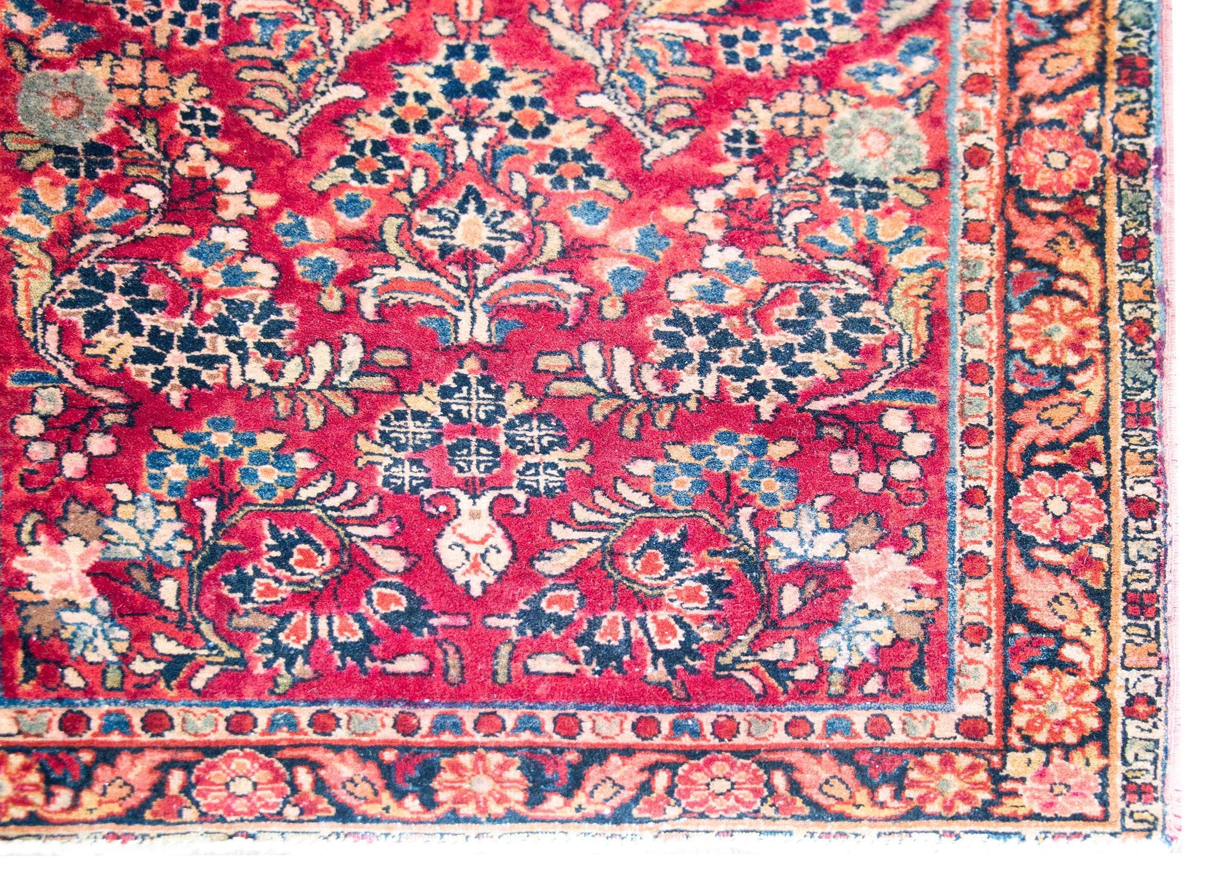 Early 20th Century Persian Sarouk Runner For Sale 7