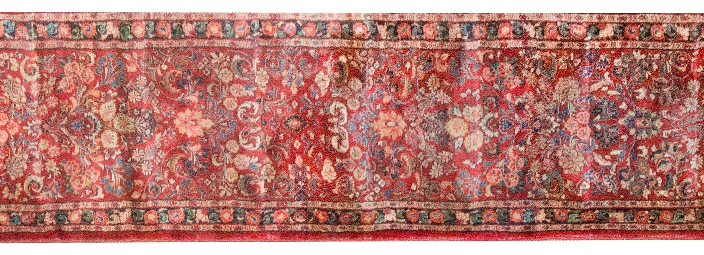 Sarouk Farahan Early 20th Century Persian Sarouk Runner For Sale