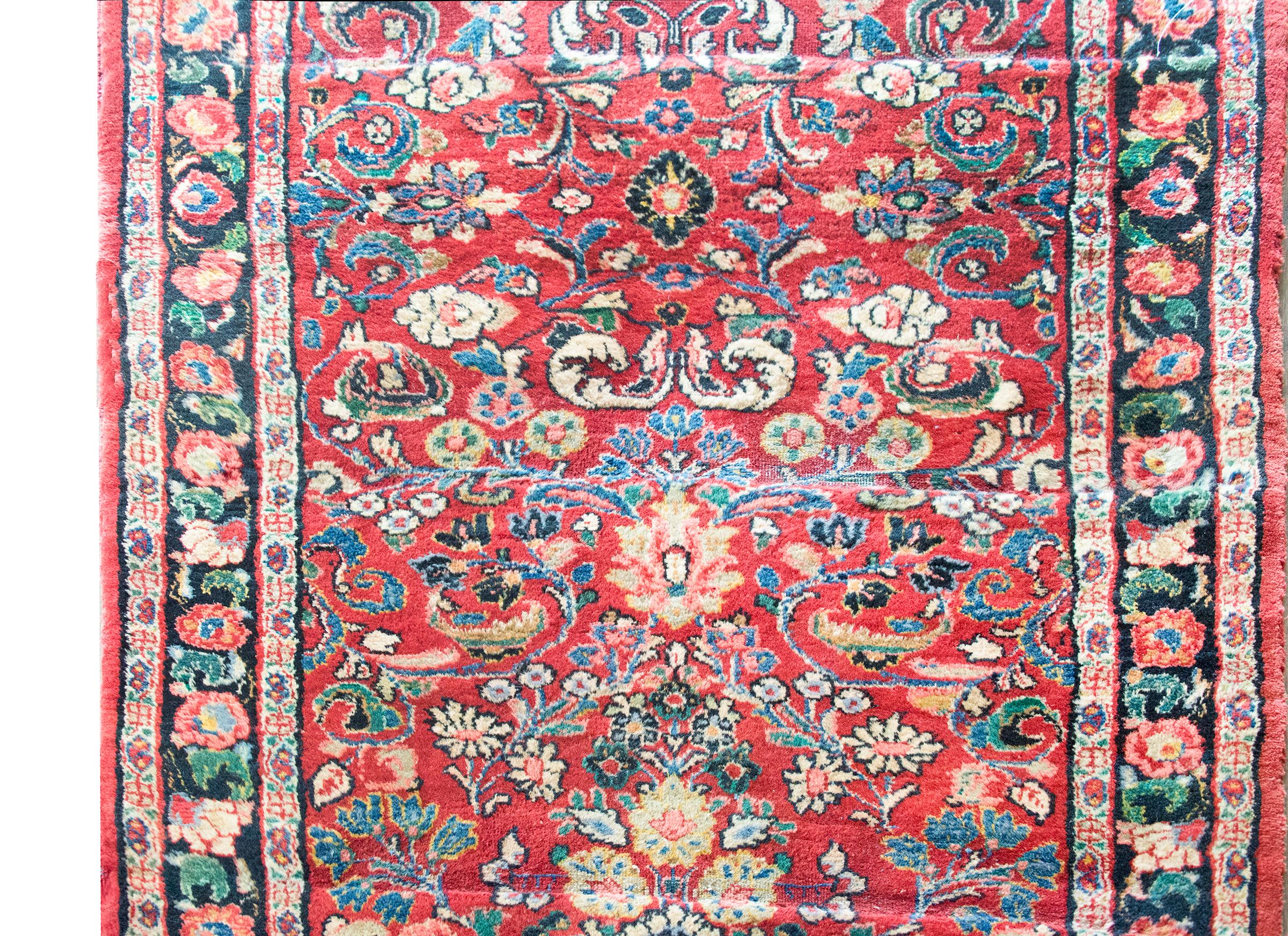 Mid-20th Century Early 20th Century Persian Sarouk Runner For Sale