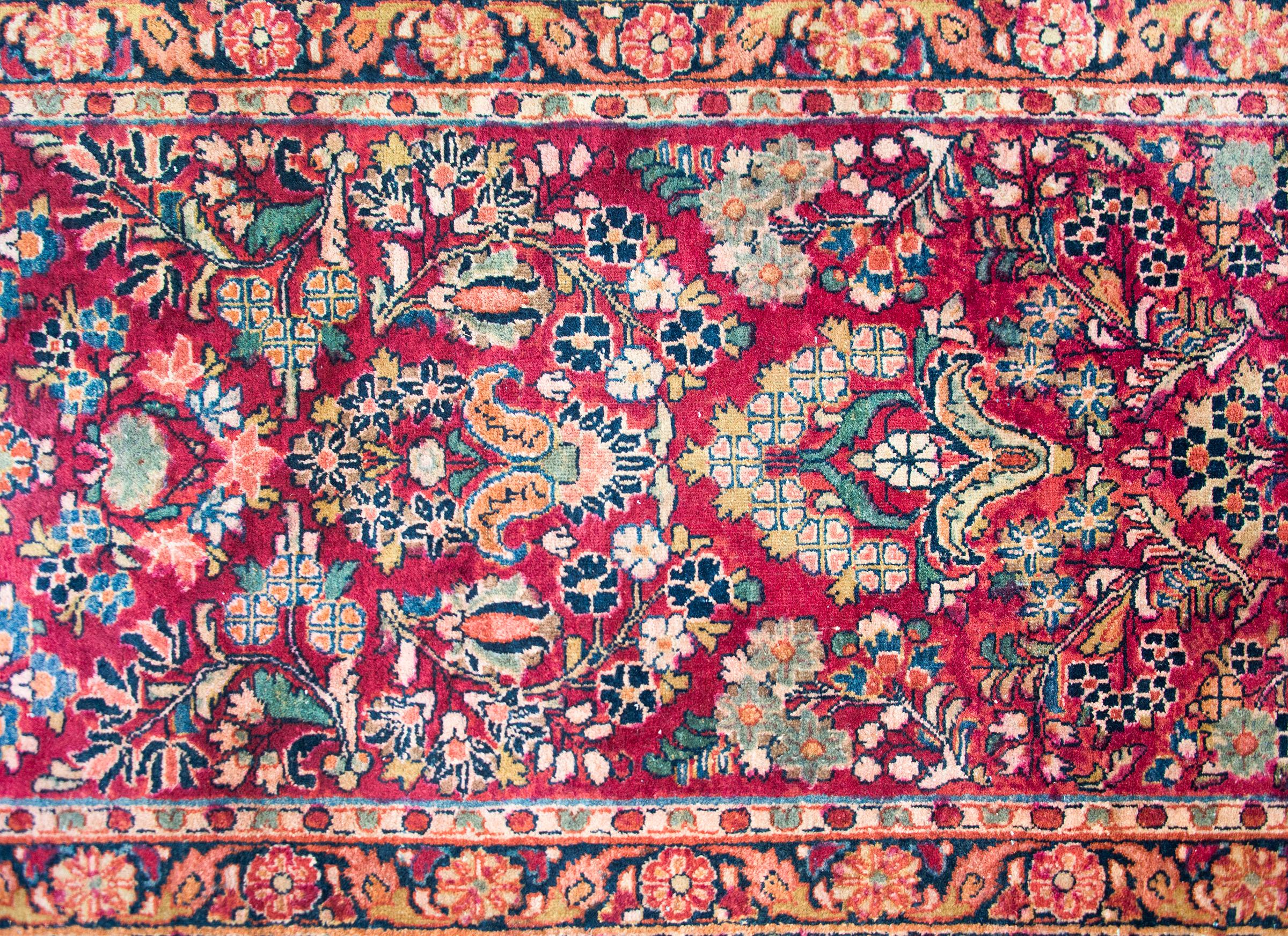 Early 20th Century Persian Sarouk Runner For Sale 1