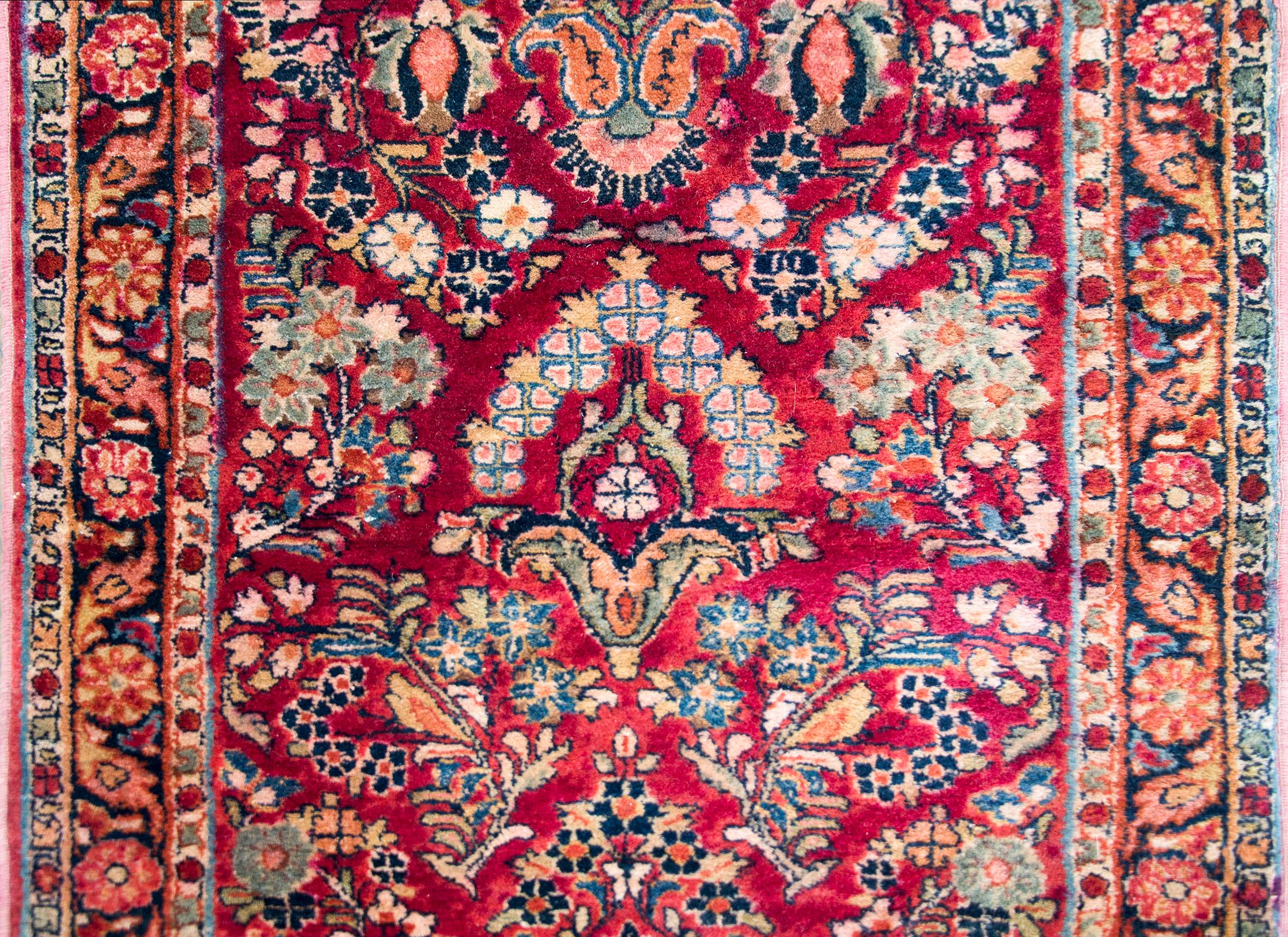 Early 20th Century Persian Sarouk Runner For Sale 3