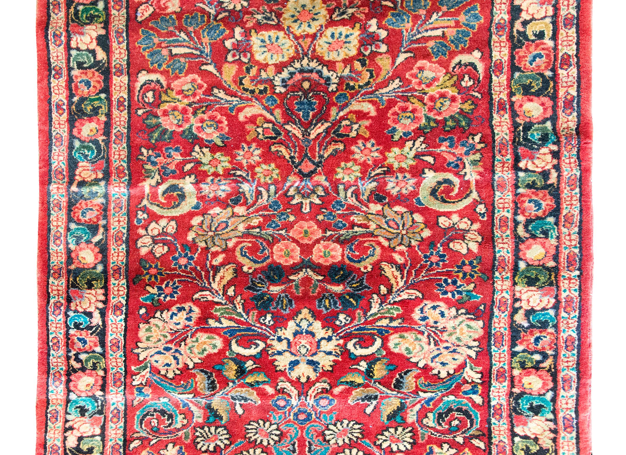 Early 20th Century Persian Sarouk Runner For Sale 2