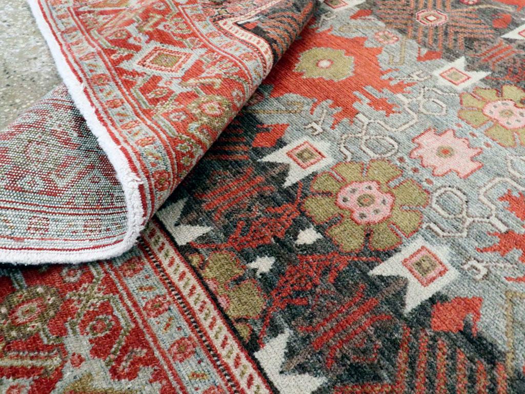 20ième siècle Tapis d'appoint persan Senneh du début du XXe siècle en vente