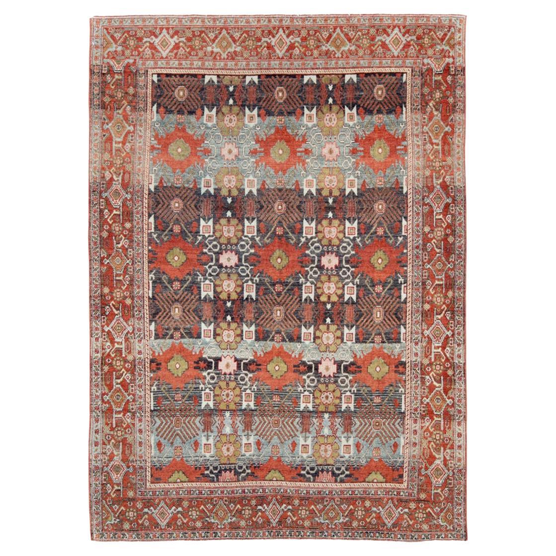 Tapis d'appoint persan Senneh du début du XXe siècle en vente