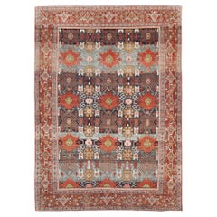 Early 20th Century Persian Senneh Accent Rug