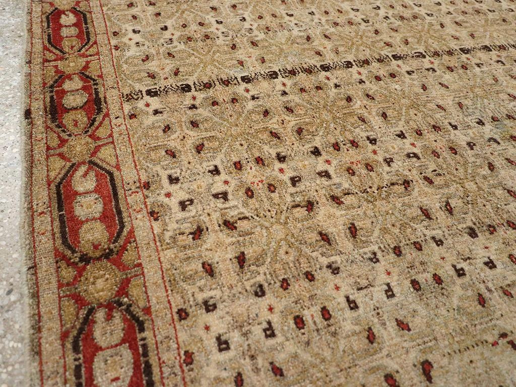 Perse Tapis persan Senneh Malayer du début du 20e siècle en vente